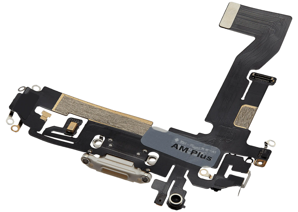 Charging Port Flex Cable for iPhone 12 (Aftermarket Plus) (White)