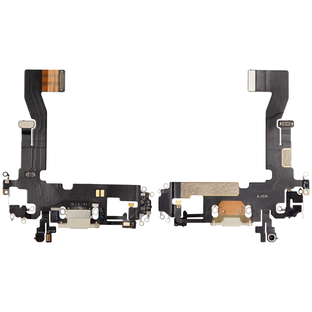 Charging Port Flex Cable for iPhone 12 (Premium) (White)
