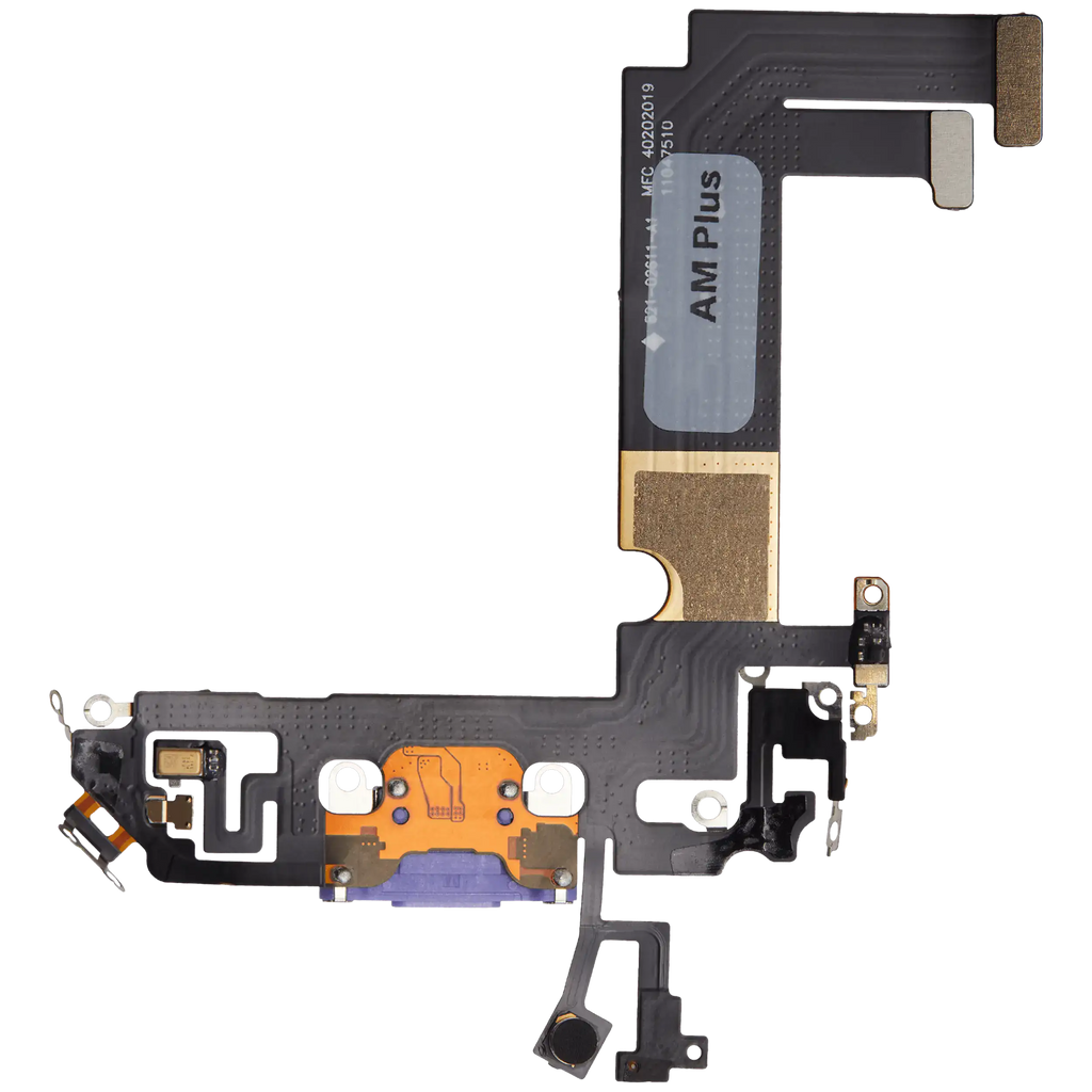 Ladebuchse Flexkabel für iPhone 12 Mini (Aftermarket Plus) (Lila)