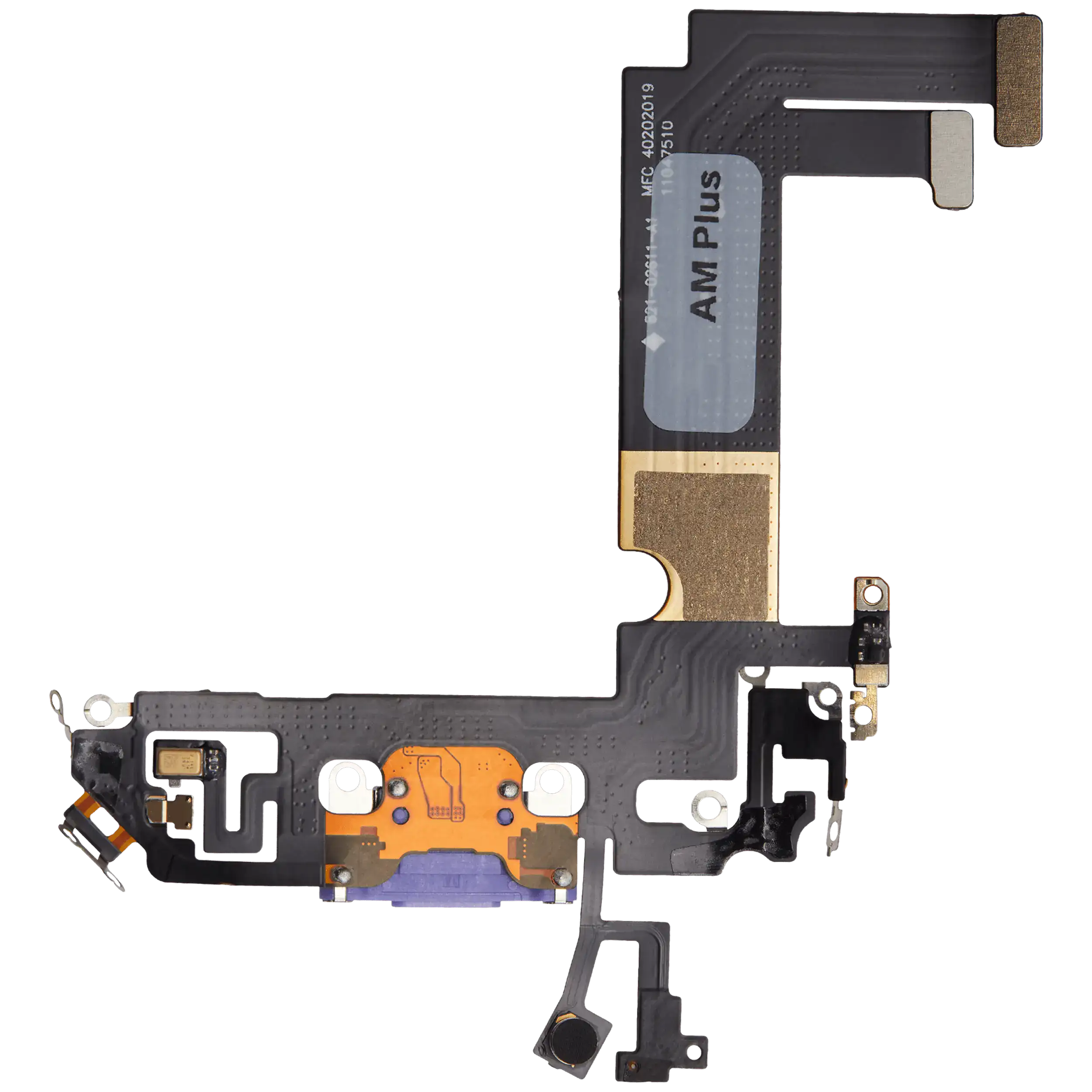 Ladebuchse Flexkabel für iPhone 12 Mini (Aftermarket Plus) (Lila)