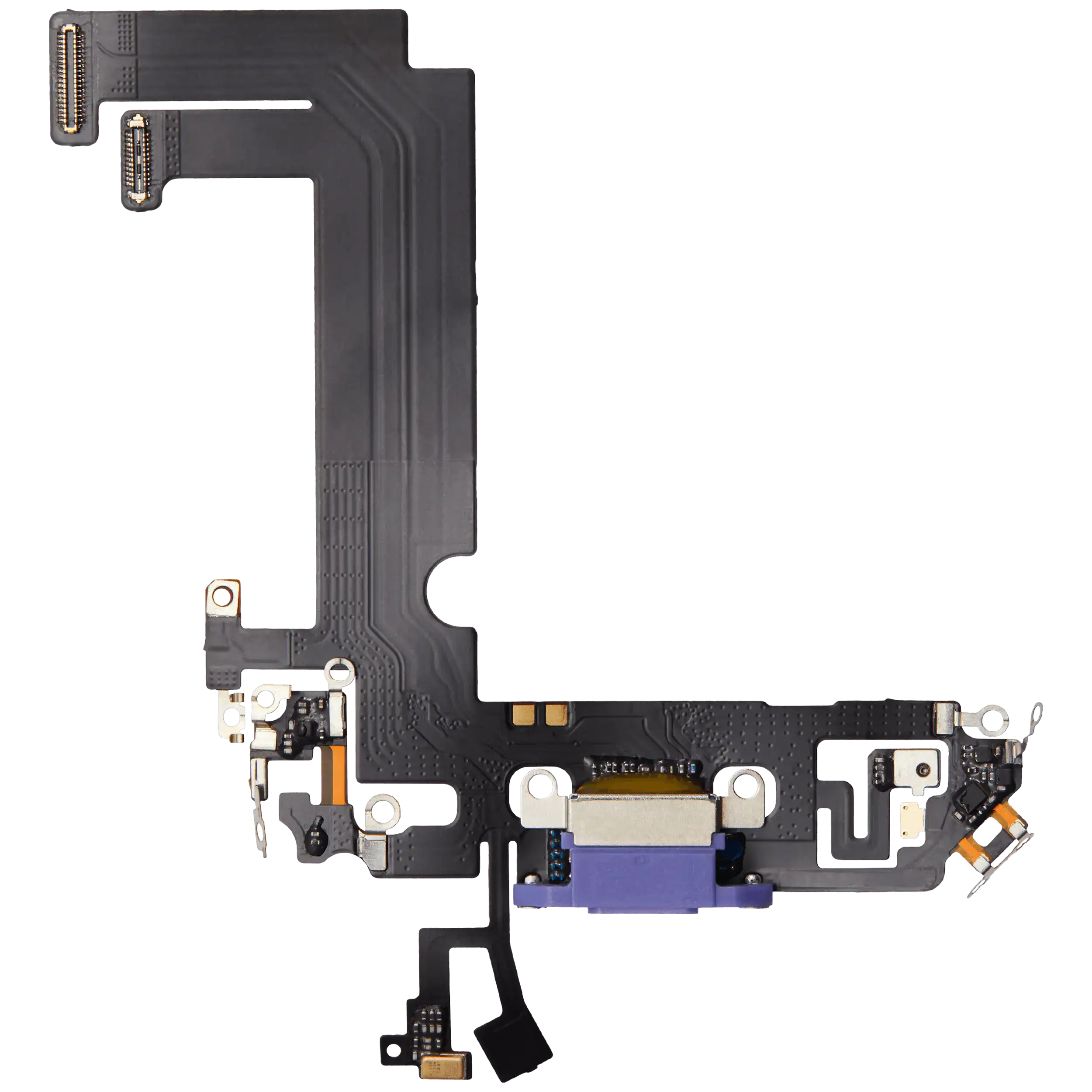 Ladebuchse Flexkabel für iPhone 12 Mini (Aftermarket Plus) (Lila)