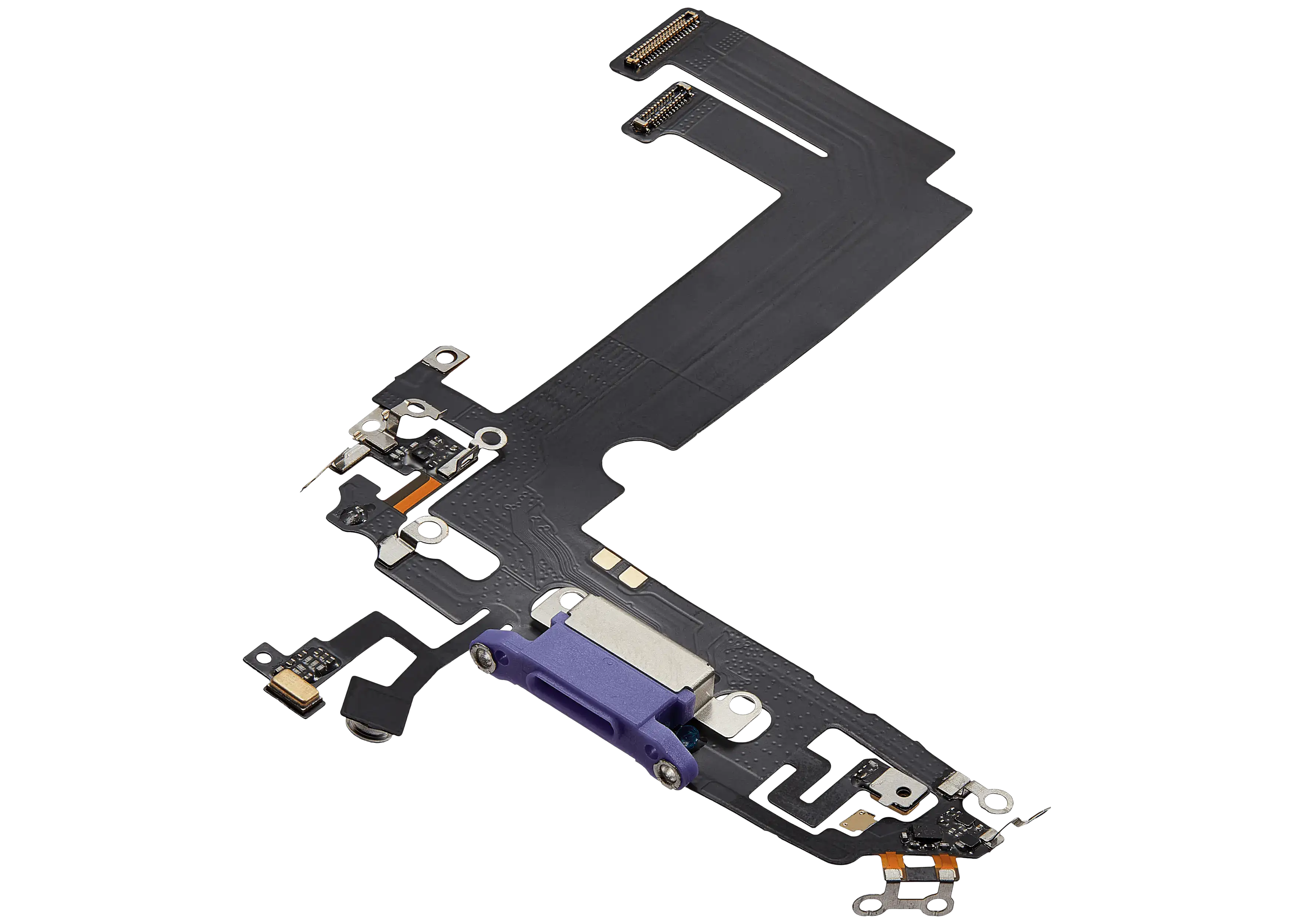 Ladebuchse Flexkabel für iPhone 12 Mini (Aftermarket Plus) (Lila)
