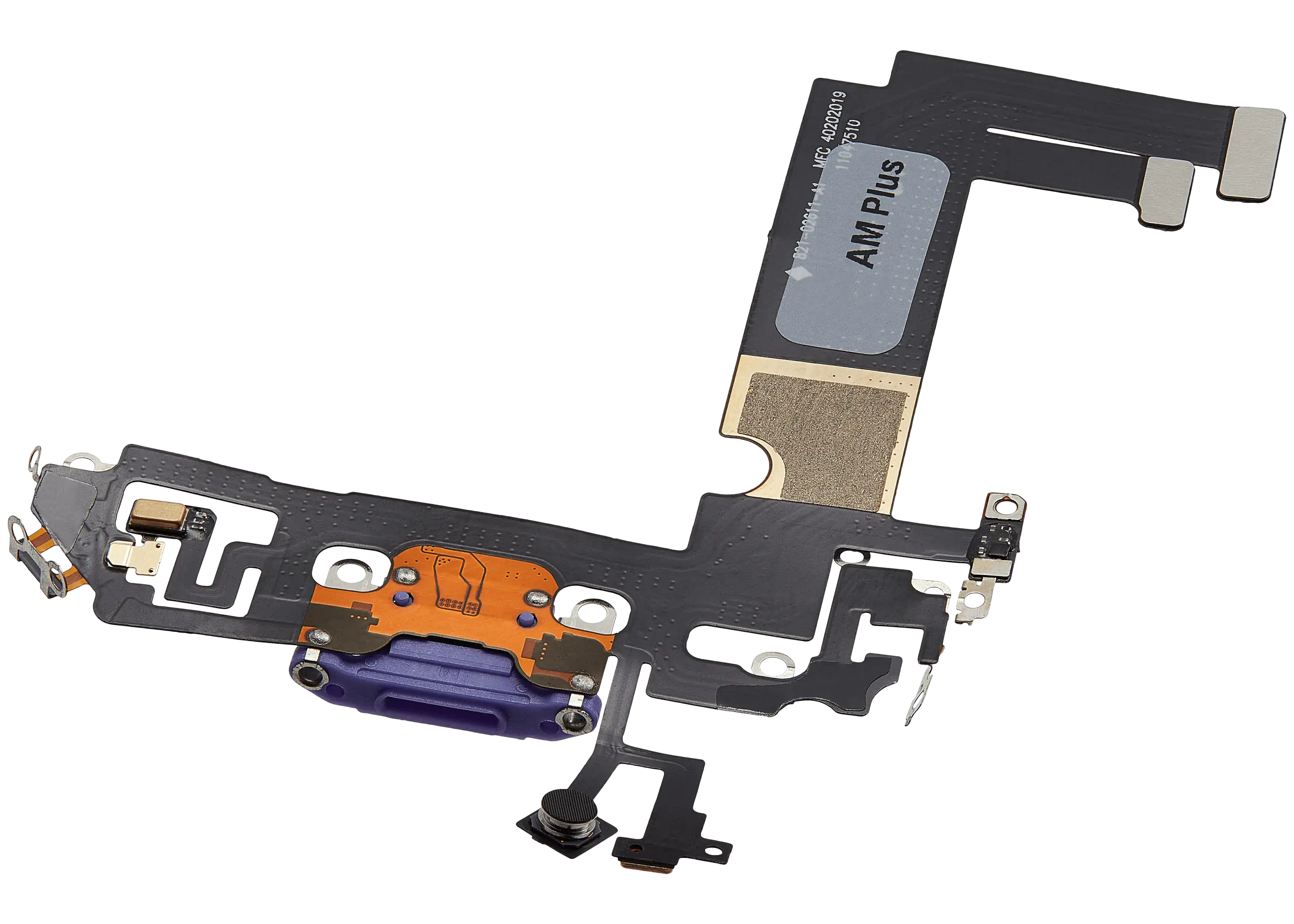 Ladebuchse Flexkabel für iPhone 12 Mini (Aftermarket Plus) (Lila)