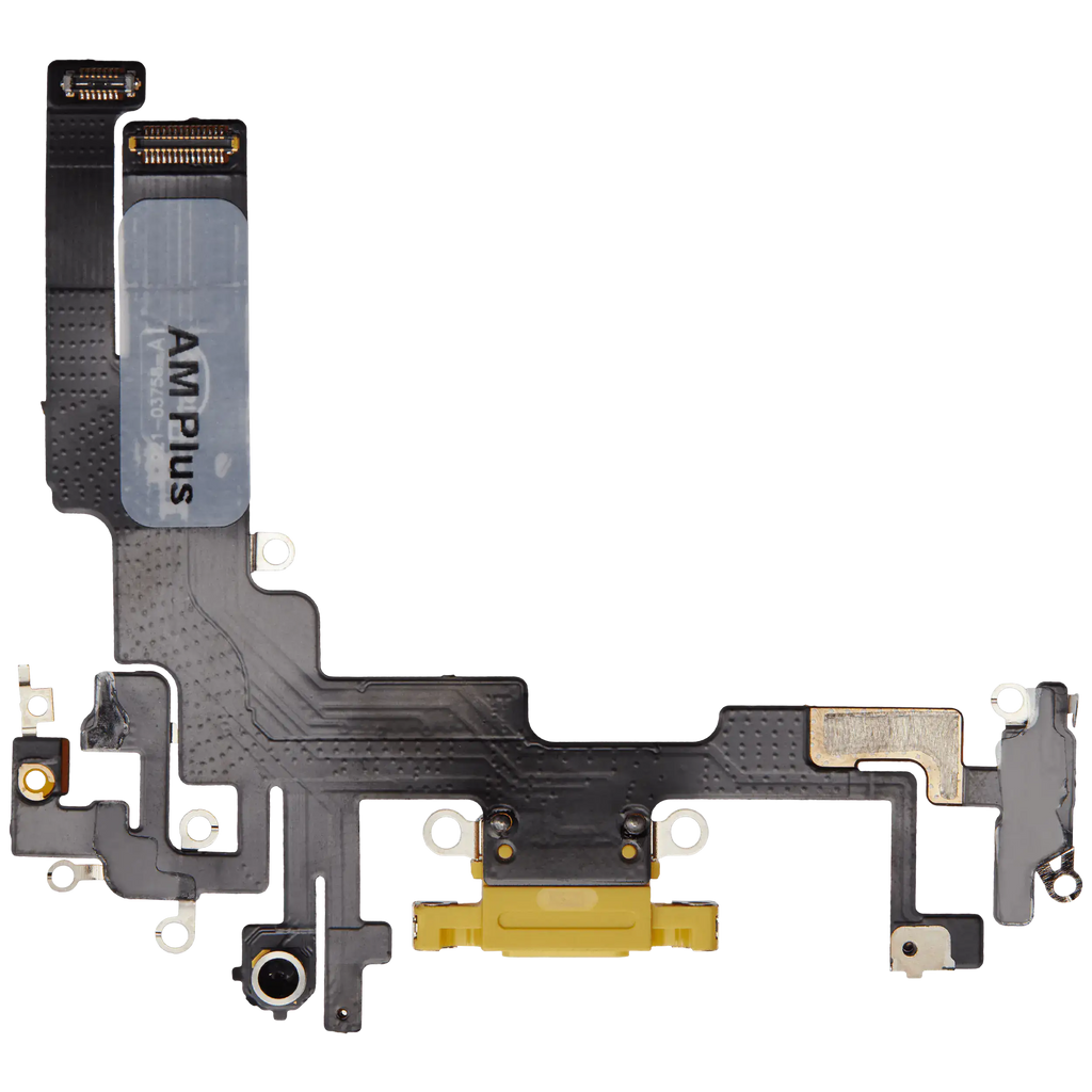 Charging Port Flex Cable for iPhone 14 (Aftermarket Plus) (Yellow)