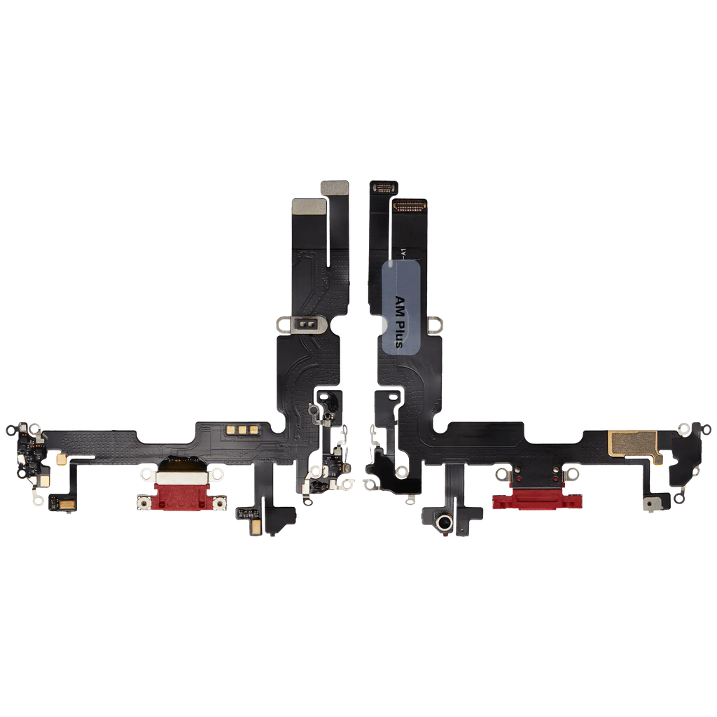 Charging Port Flex Cable for iPhone 14 Plus (Aftermarket Plus) (Red)
