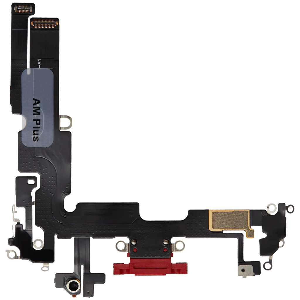 Charging Port Flex Cable for iPhone 14 Plus (Aftermarket Plus) (Red)