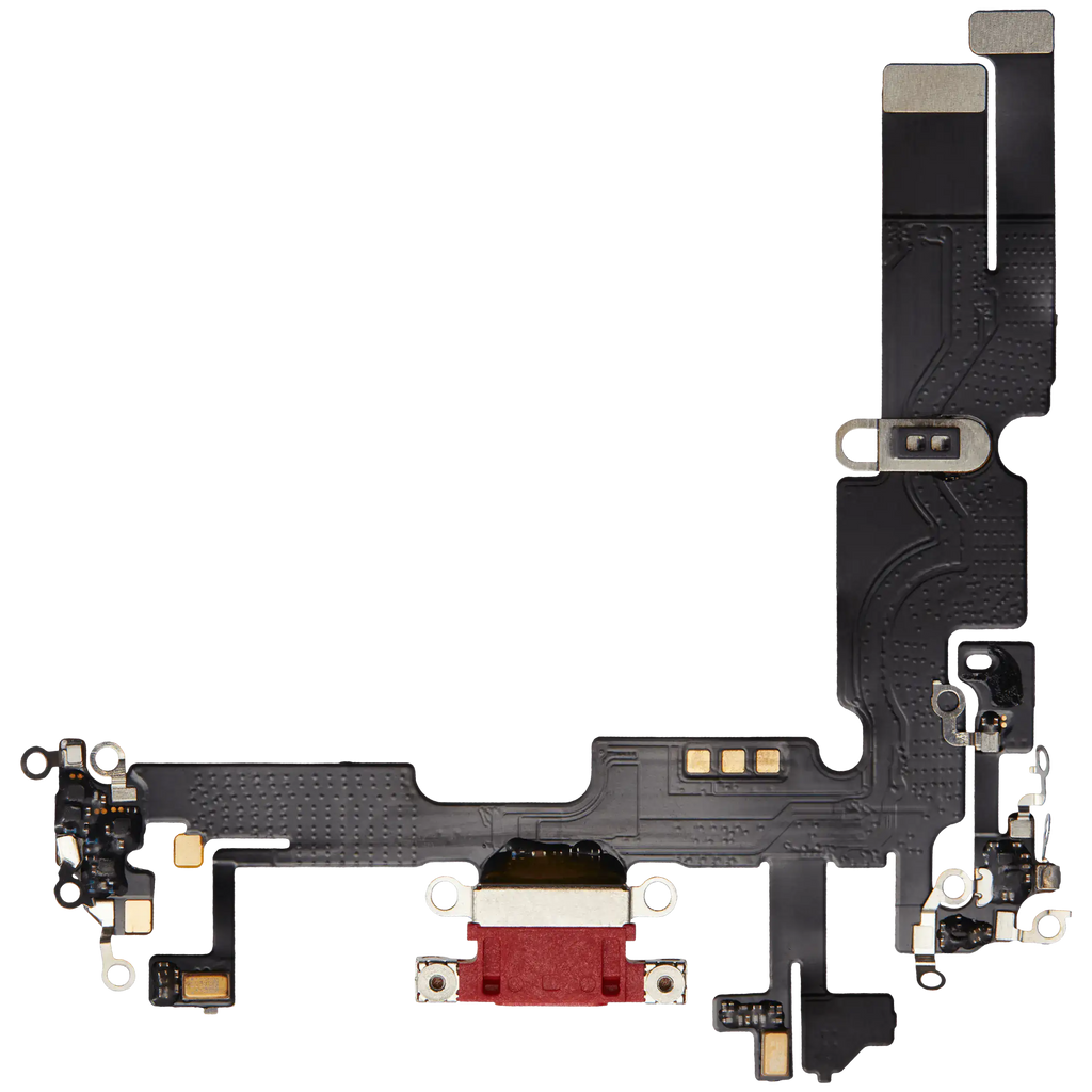 Charging Port Flex Cable for iPhone 14 Plus (Aftermarket Plus) (Red)