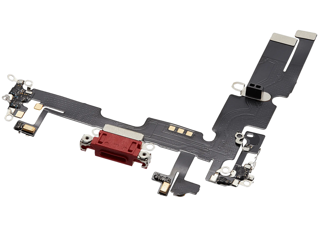 Charging Port Flex Cable for iPhone 14 Plus (Aftermarket Plus) (Red)
