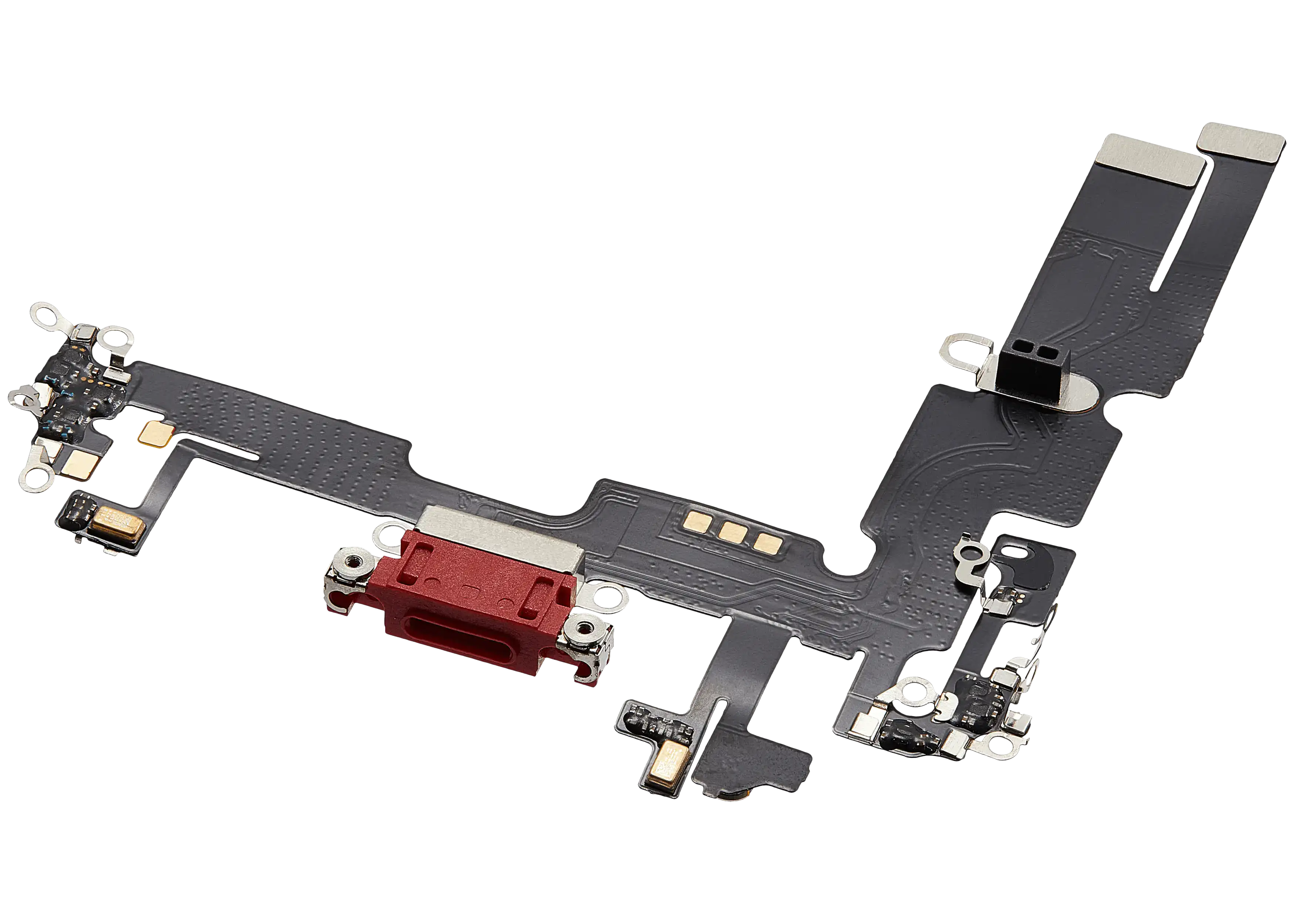 Charging Port Flex Cable for iPhone 14 Plus (Aftermarket Plus) (Red)