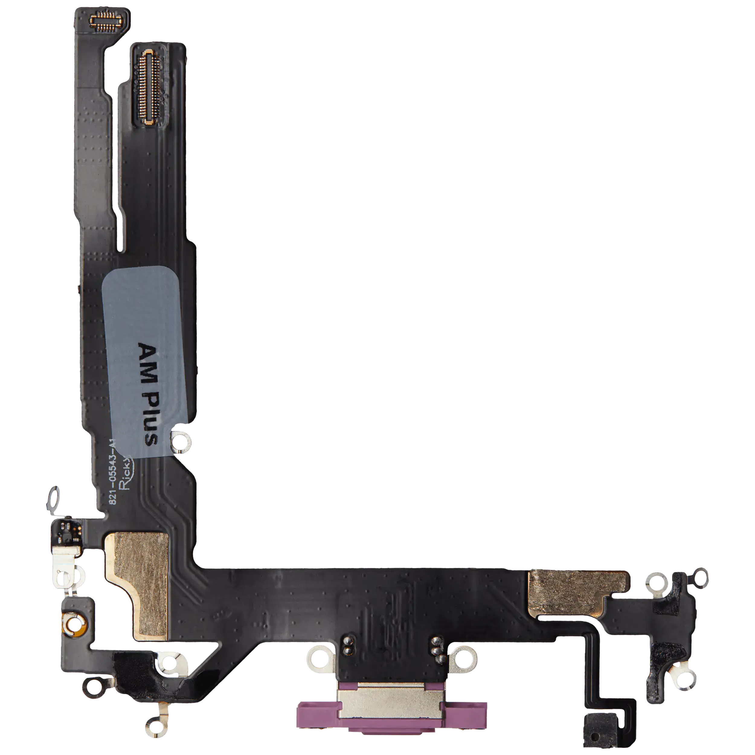Ladebuchse-Flexkabel für iPhone 16 (Aftermarket Plus) (Pink)