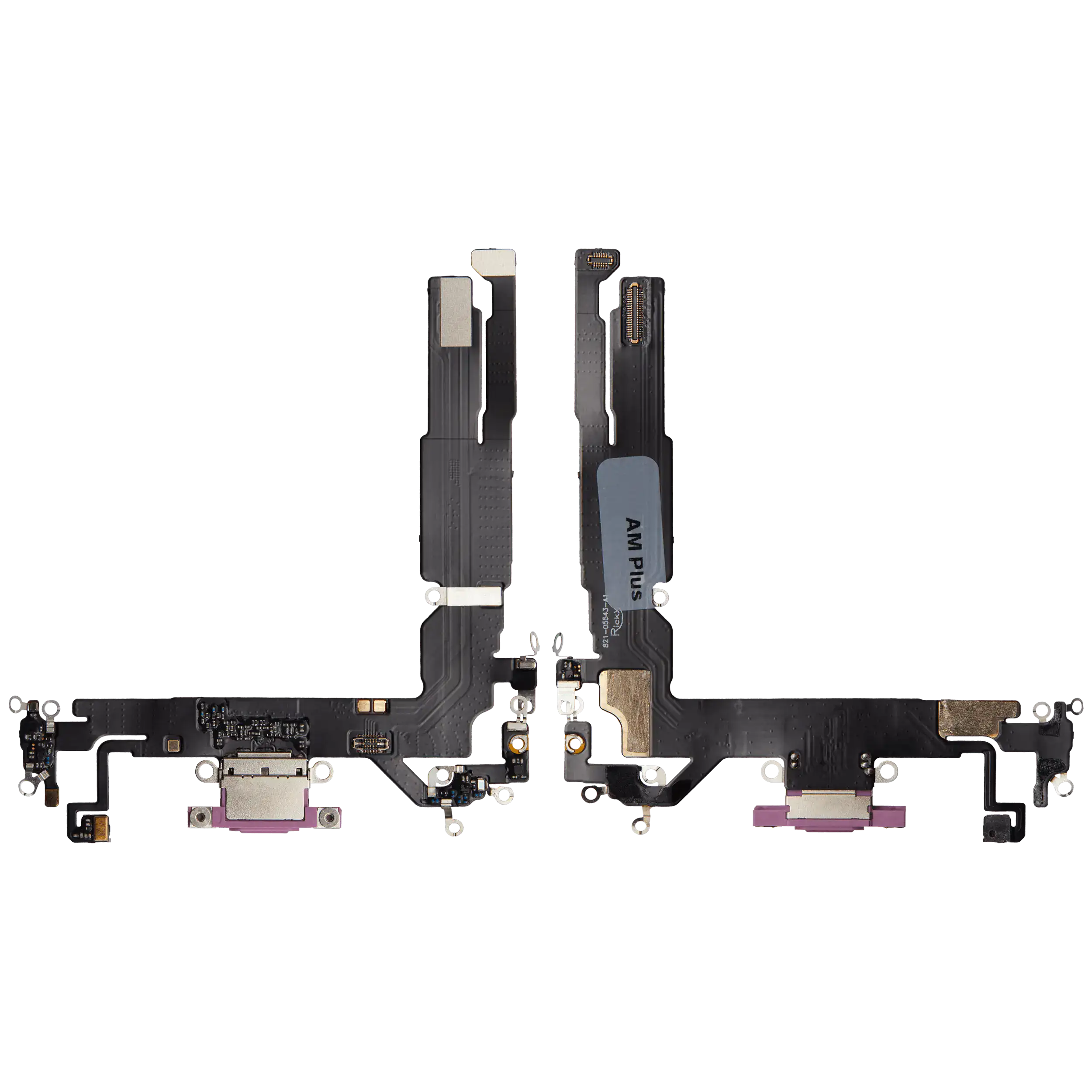 Ladebuchse-Flexkabel für iPhone 16 (Aftermarket Plus) (Pink)