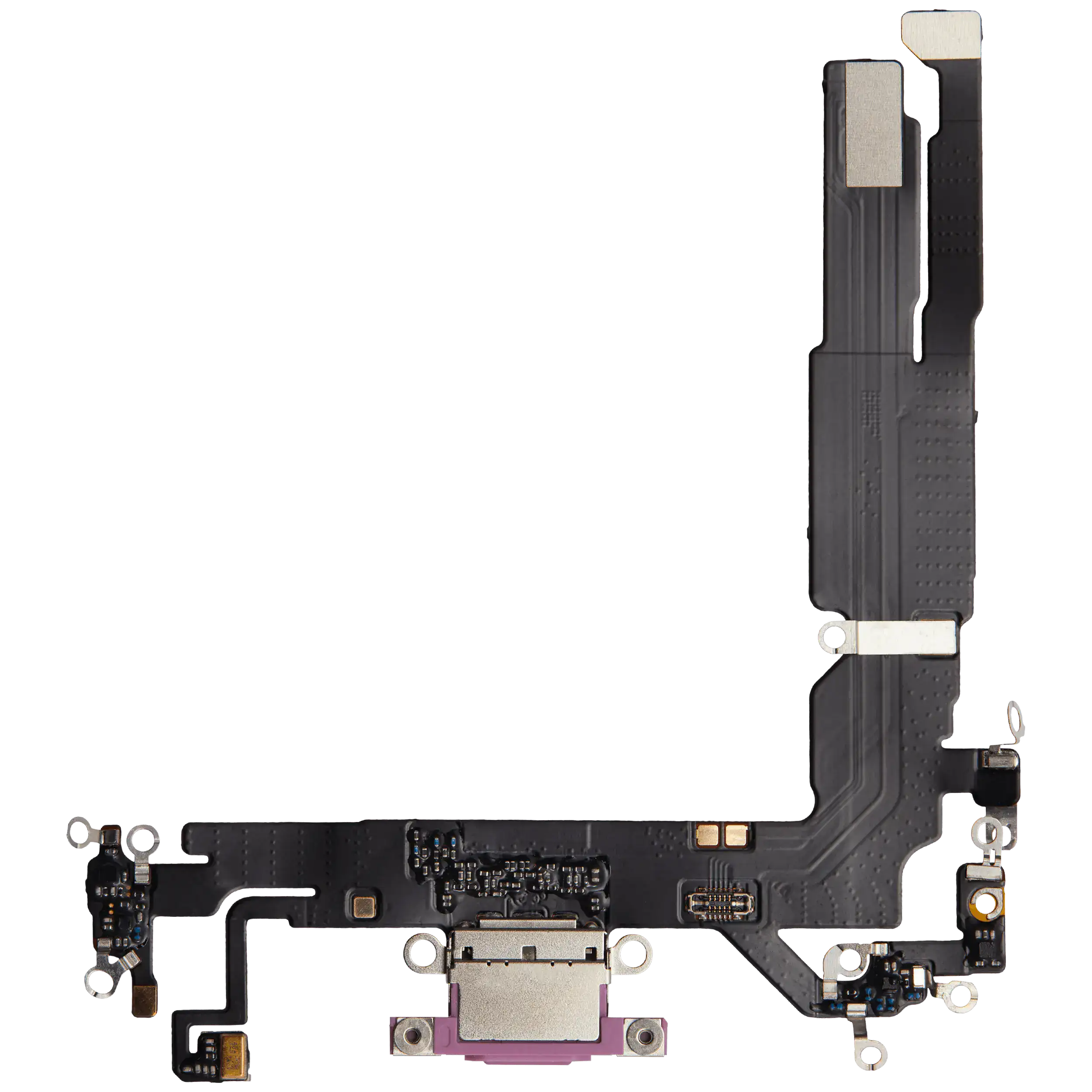 Ladebuchse-Flexkabel für iPhone 16 (Aftermarket Plus) (Pink)