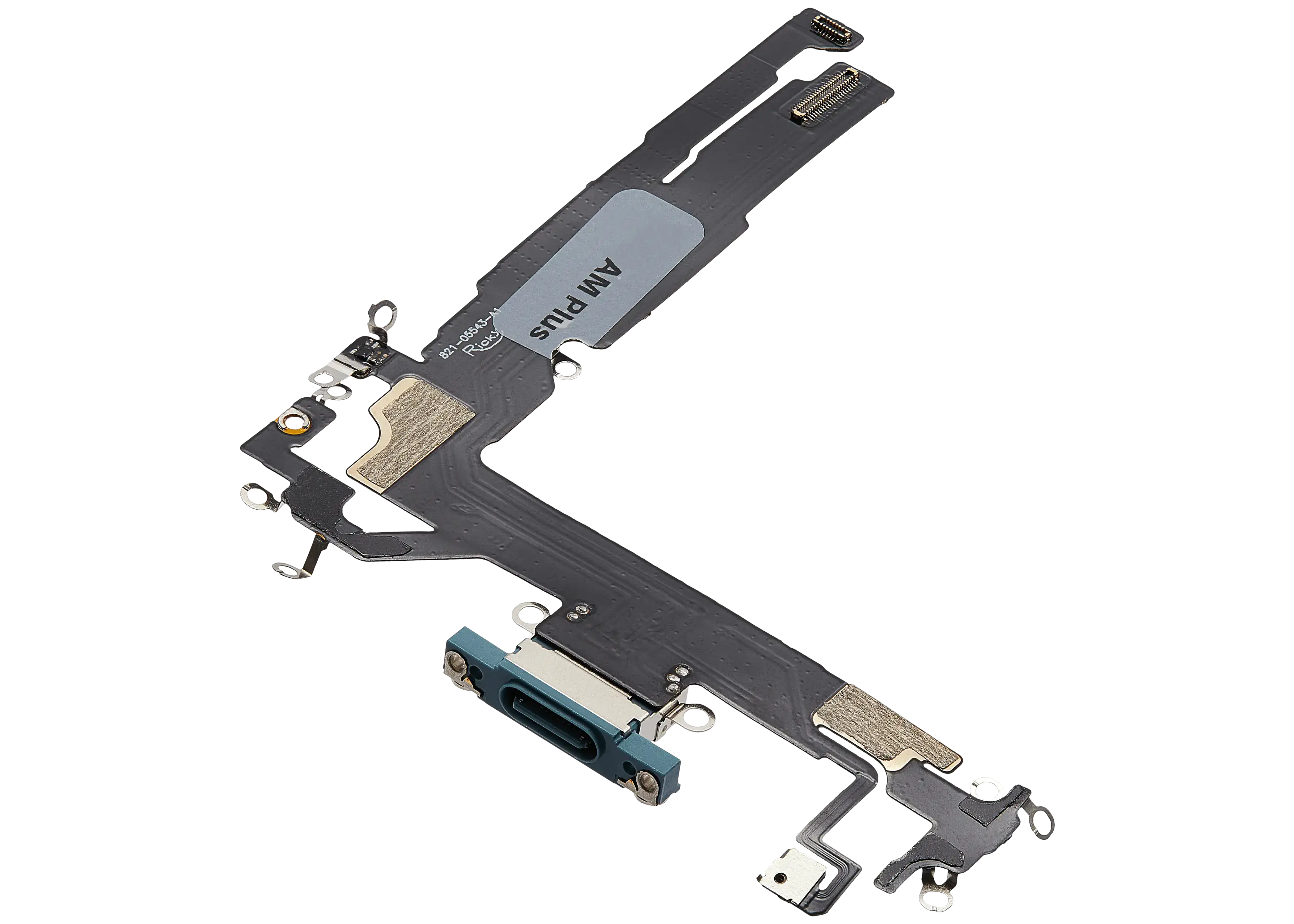 Charging Port Flex Cable for iPhone 16 (Aftermarket Plus) (Teal)