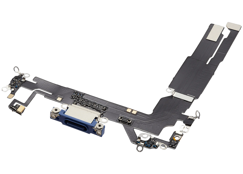 Ladebuchse-Flexkabel für iPhone 16 (Aftermarket Plus) (Ultramarine)