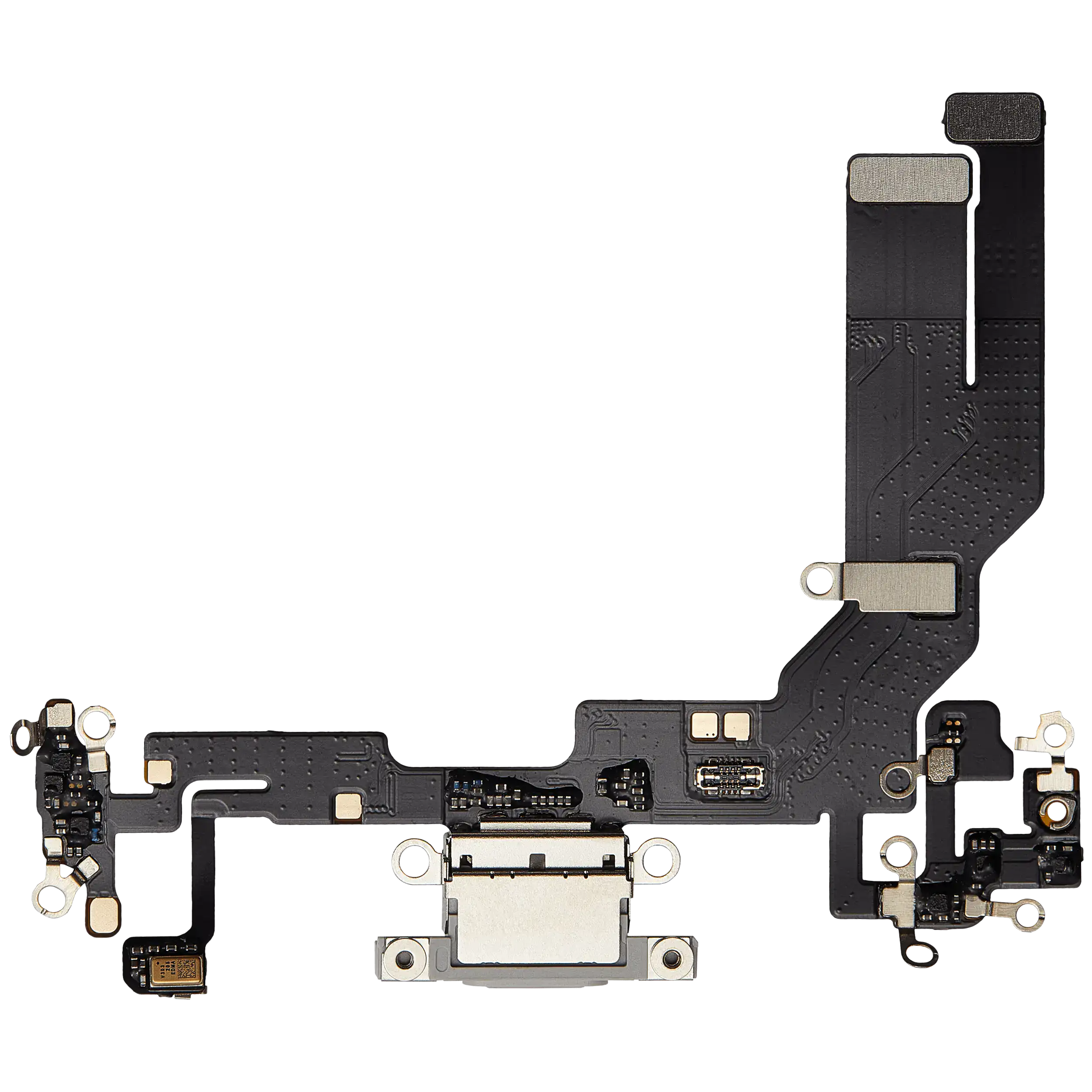 Charging Port Flex Cable for iPhone 16e (Aftermarket Plus) (White)