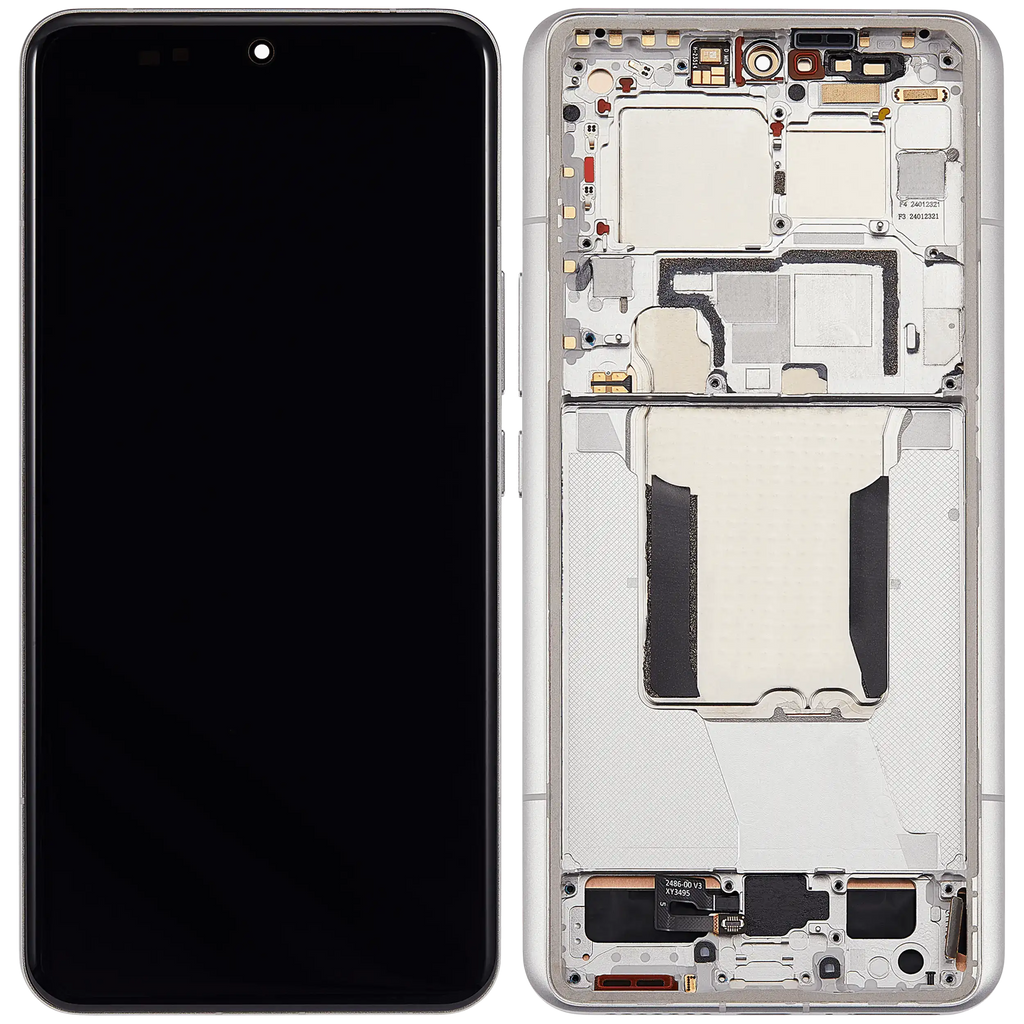 OLED-Display mit Rahmen für Xiaomi 14 Ultra (Refurbished) (Weiß)