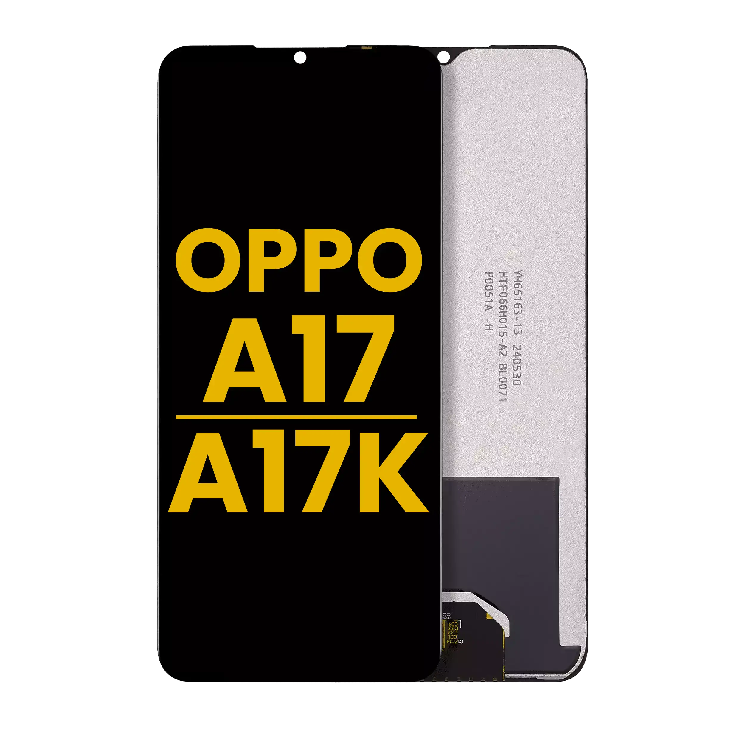 LCD-Display ohne Rahmen für OPPO A17 / A17K Refurbished (Alle Farben)