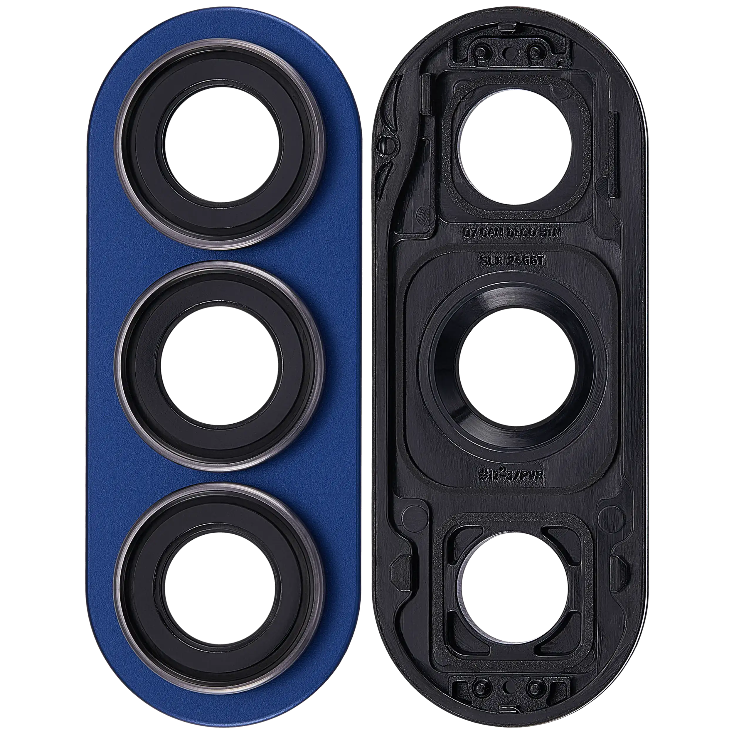 Rear Camera Lens with Decorative Ring for Samsung Galaxy Z Fold 7 (F966) (Blue Shadow)