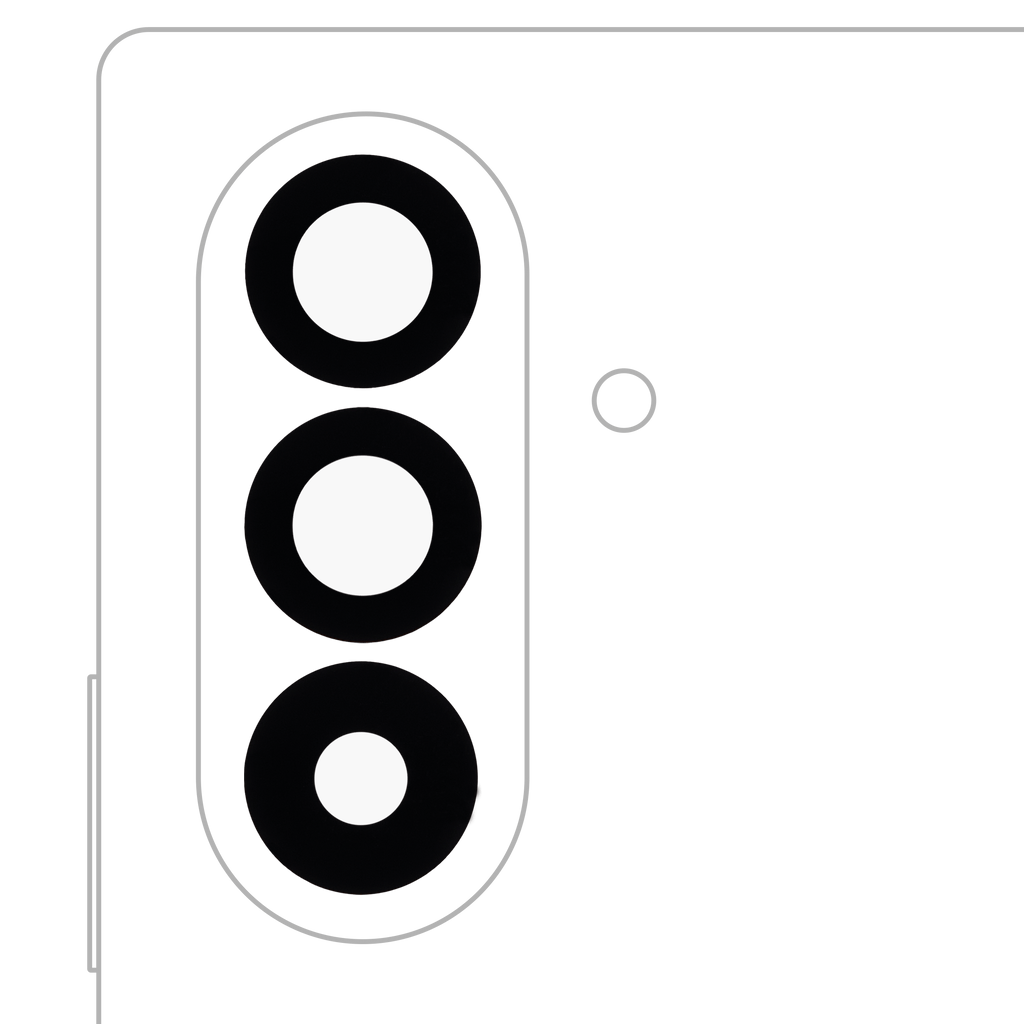 Camera Glass Back with Adhesive Film for Samsung Galaxy Z Fold 7 (F966) (10-Pack)