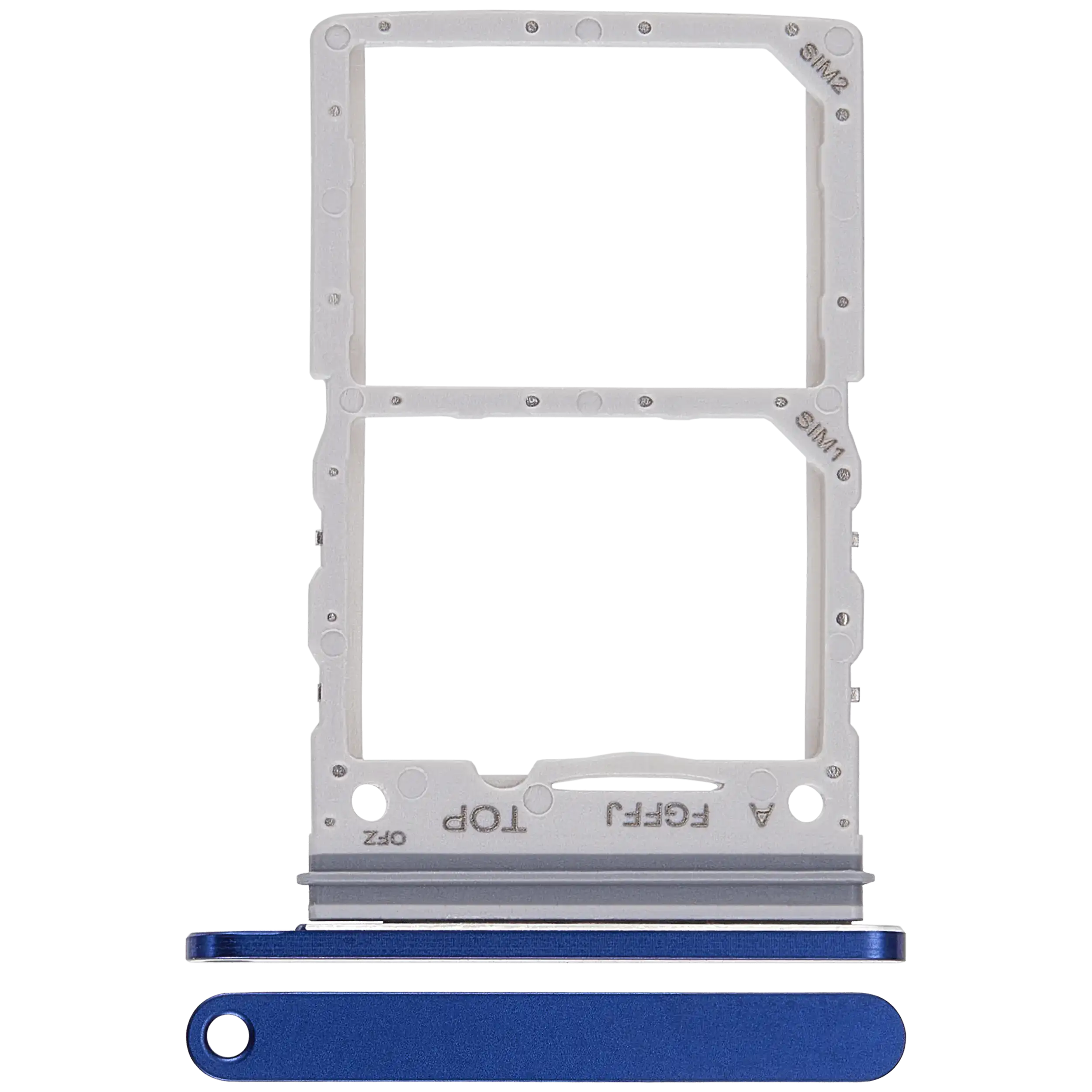 Dual Sim Card Tray für Samsung Galaxy Z Flip 7 5G (F766) (Blue Shadow)