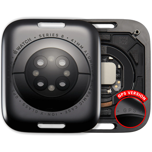 Apple Watch Series 8 41mm Backcover Space Black