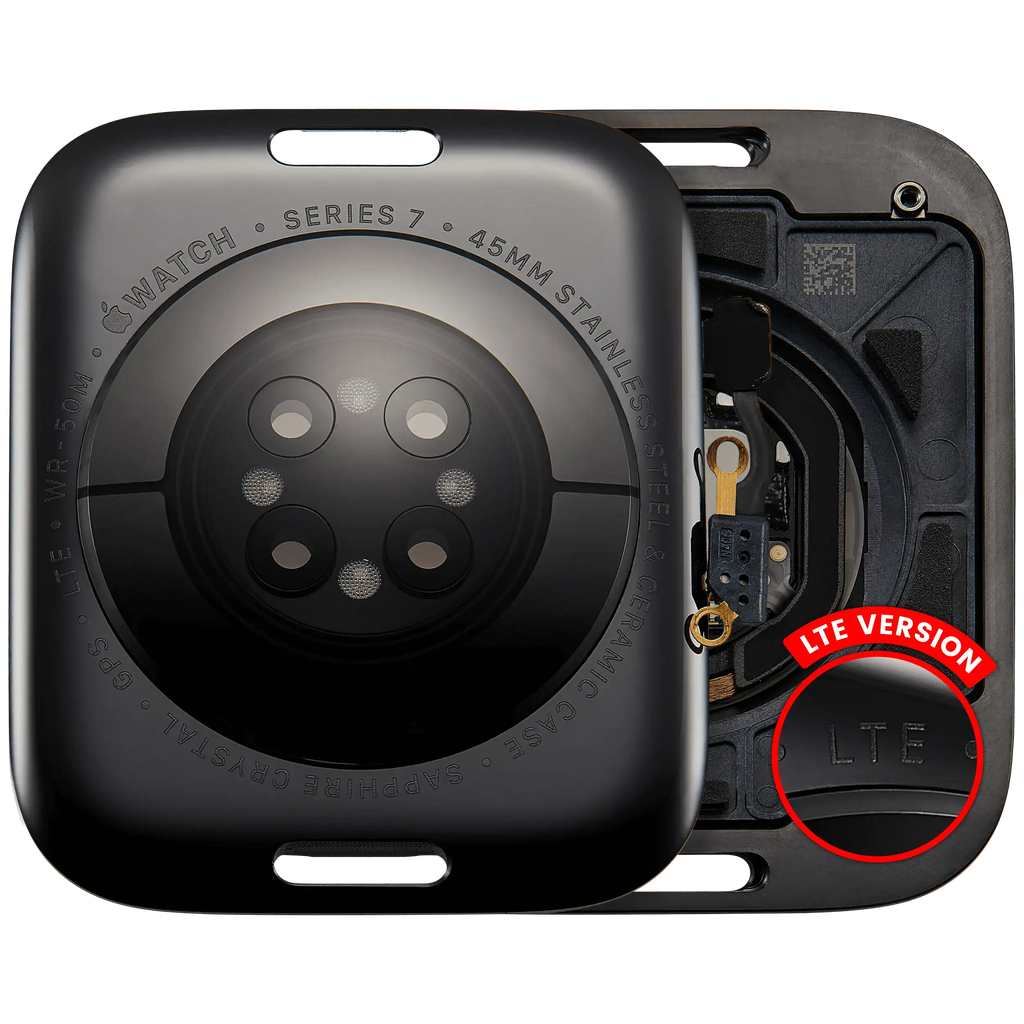 Backcover für Apple Watch Series 7 45mm LET Space Black