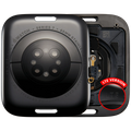 Back Cover for Apple Watch Series 7 (45mm) (LTE Version) (Stainless Steel / Space Black)