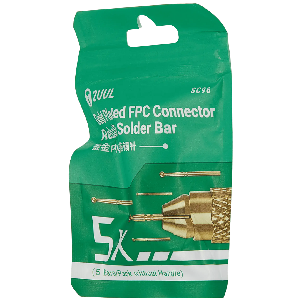 SC96 Gold-Plated FPC Connector Reballing Solder Strips (Set of 5)