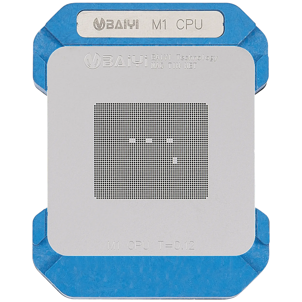 M1 CPU Reballing-Jig mit Schablone