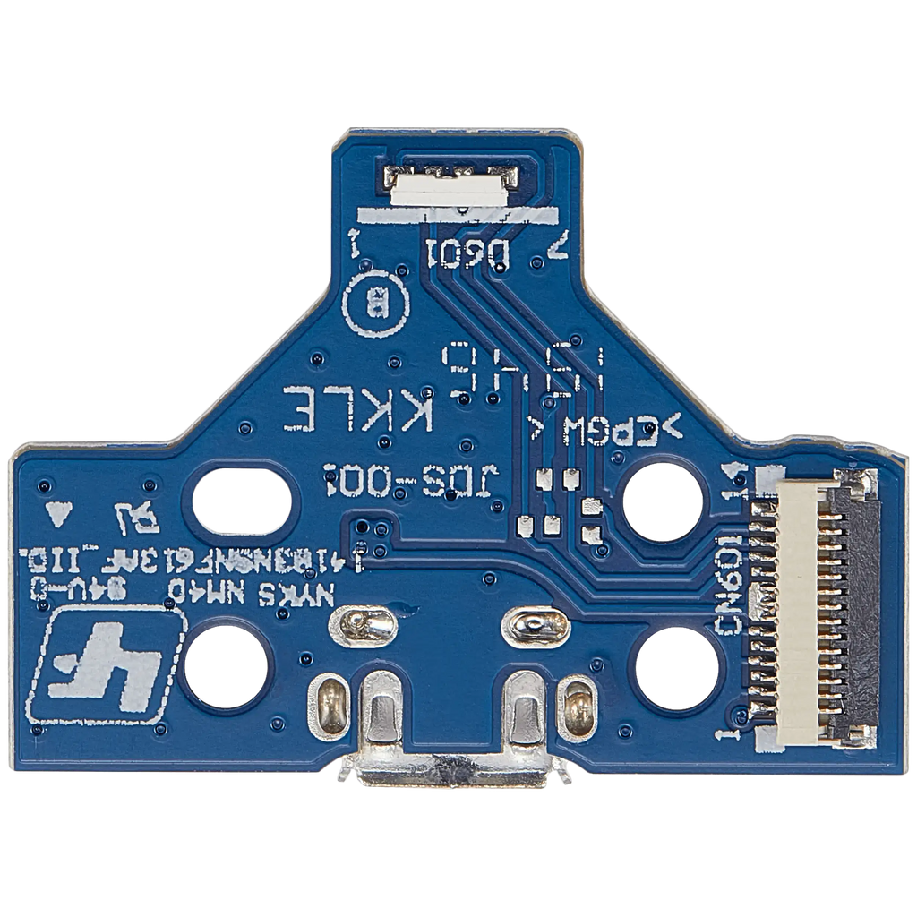 USB Charging Port Board with 14-Pin Flex Cable for PlayStation 4 Controller (Version 1: JDS-001)