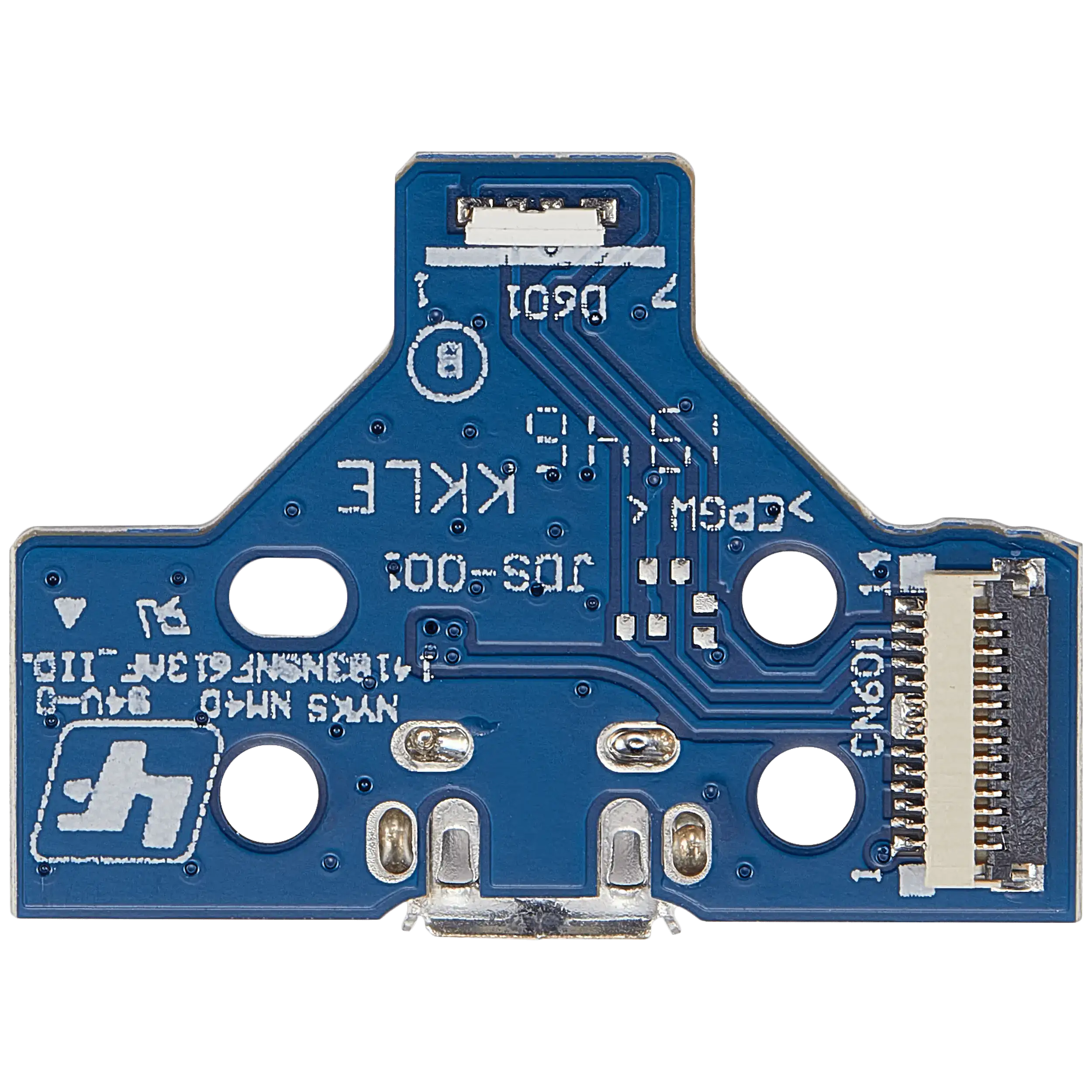 USB Charging Port Board with 14-Pin Flex Cable for PlayStation 4 Controller (Version 1: JDS-001)