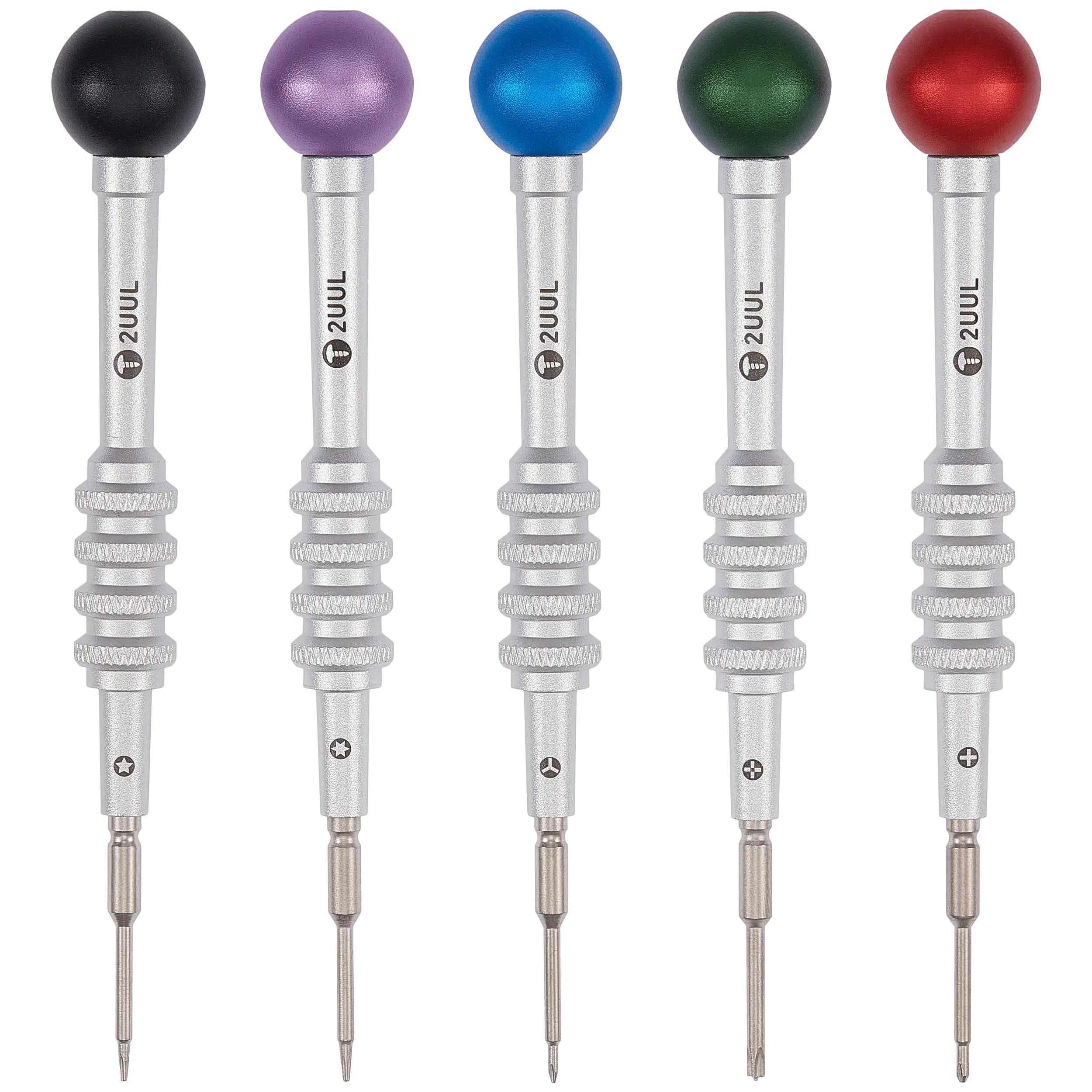 Everyday Scroo Screwdriver Set 5-in-1 (2.5mm Convex Cross / Torx T2 / Tri-point / PH000 1.2mm / 0.8mm P2) (2UUL)