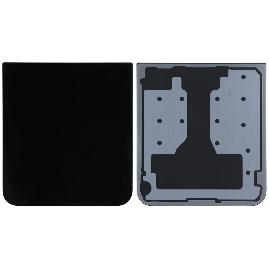 Untere Backcover für Samsung Galaxy Z Flip 7 FE 5G (Service Pack) (Schwarz)