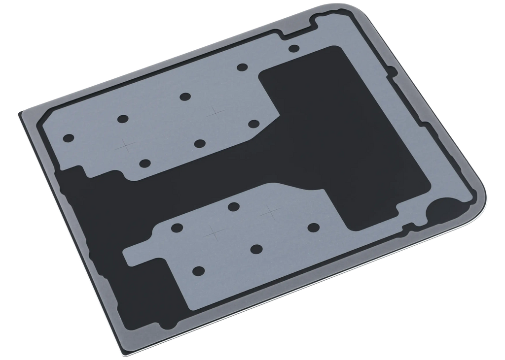 Untere Backcover für Samsung Galaxy Z Flip 7 FE 5G (Service Pack) (Schwarz)