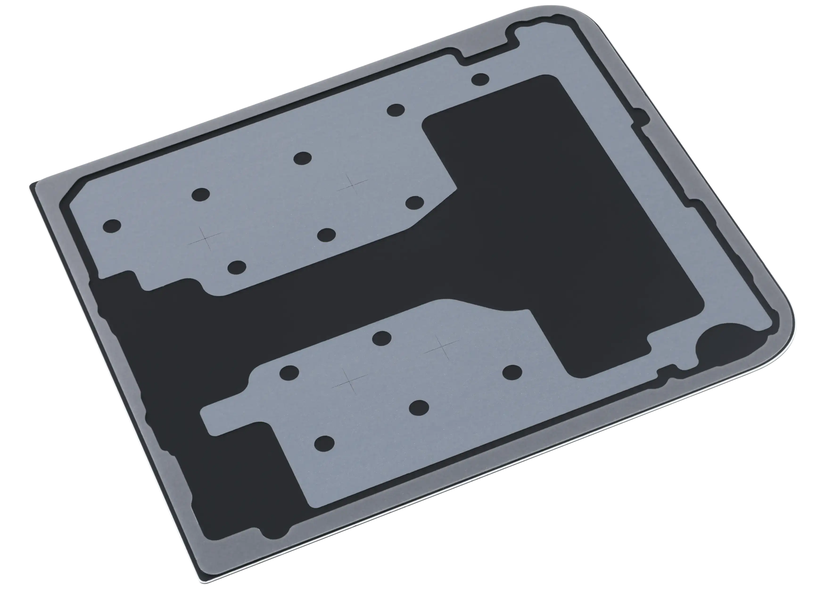 Untere Backcover für Samsung Galaxy Z Flip 7 FE 5G (Service Pack) (Schwarz)