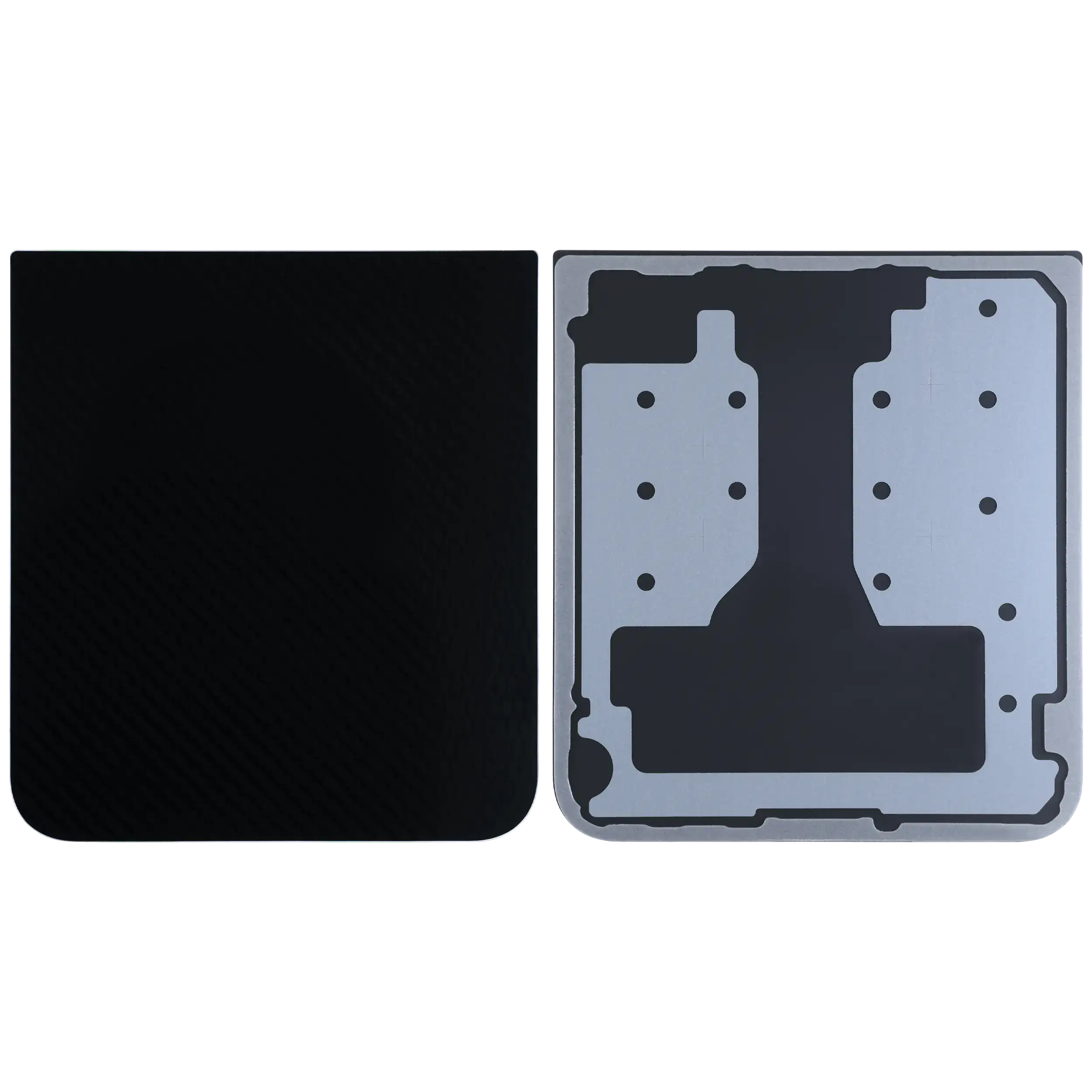 Backcover für Samsung Galaxy Z Flip 6 5G (Service Pack) (Schwarz)