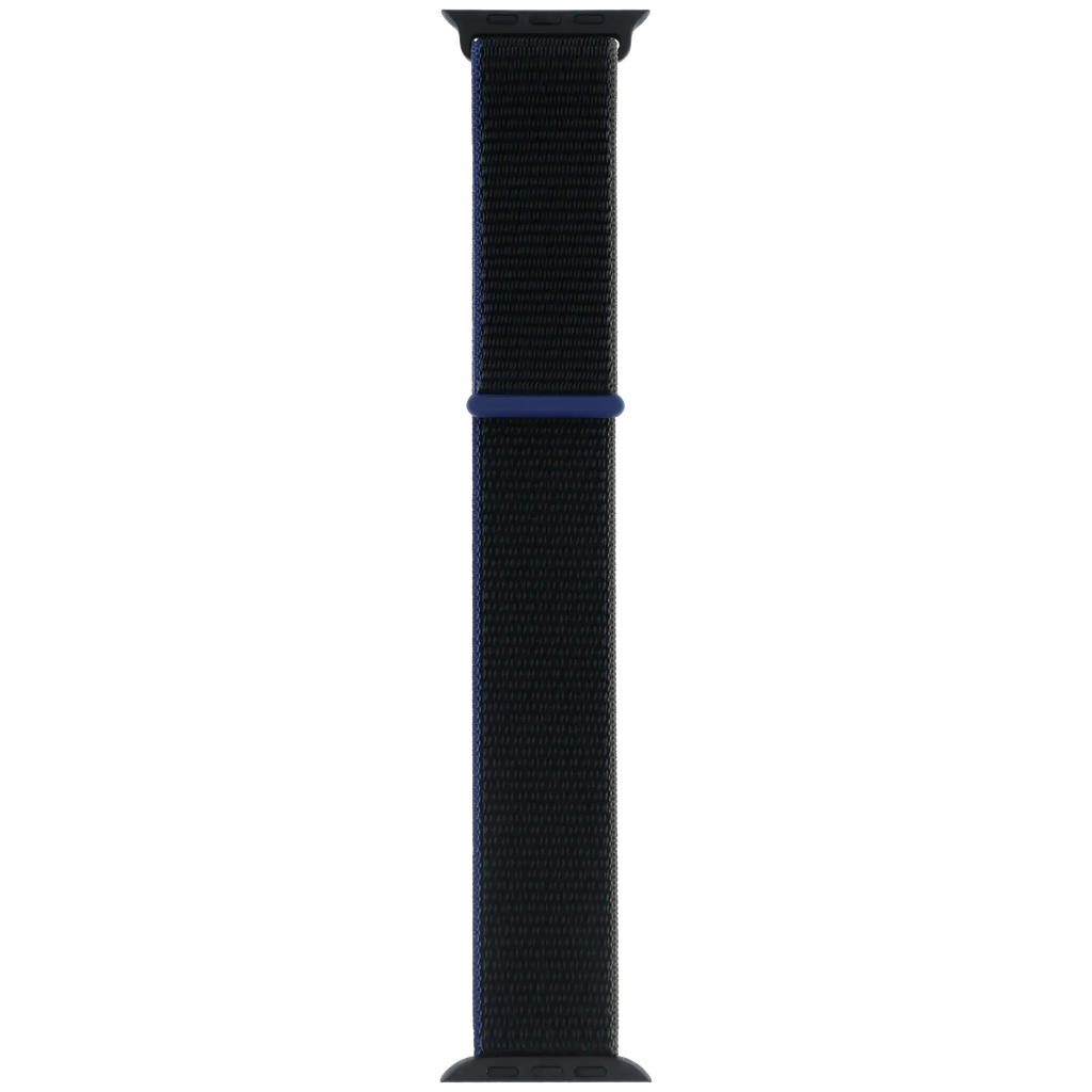 Sporty Breathable Strap for All Watch Series (44MM) (Navy Black) (Service Pack)