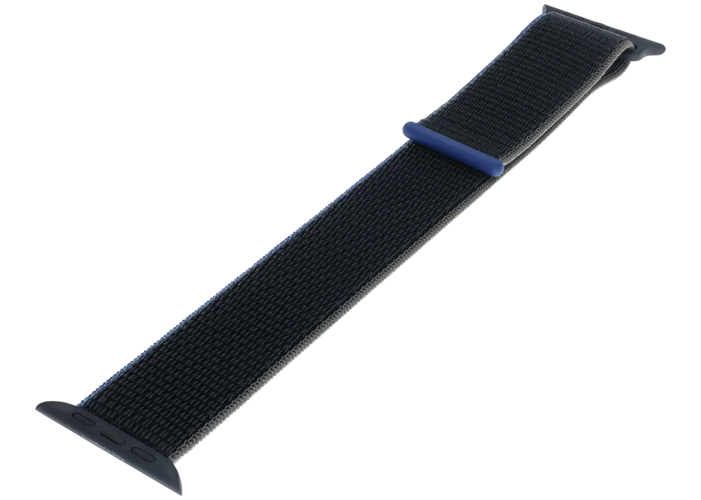 Sporty Breathable Strap for All Watch Series (44MM) (Navy Black) (Service Pack)