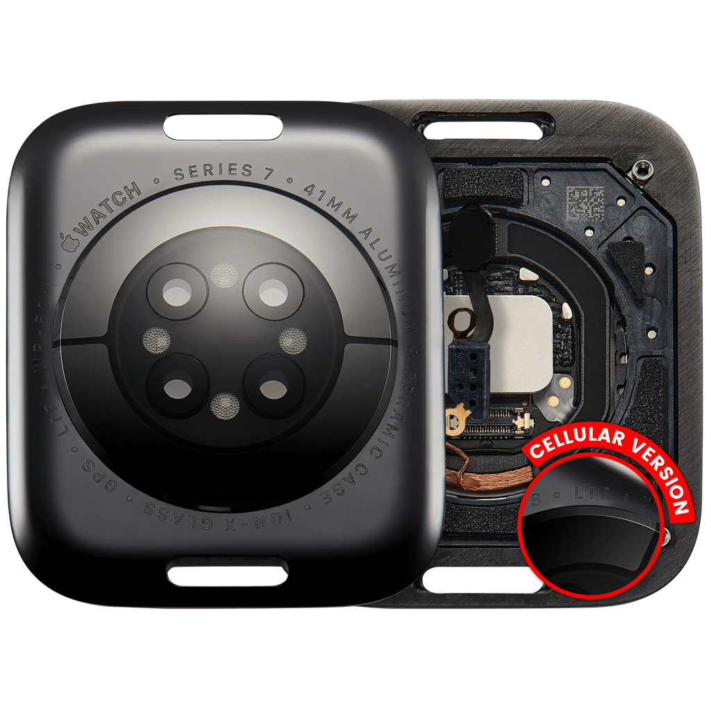 Backcover Apple Watch Series 7 41mm LET Aluminium Space Black