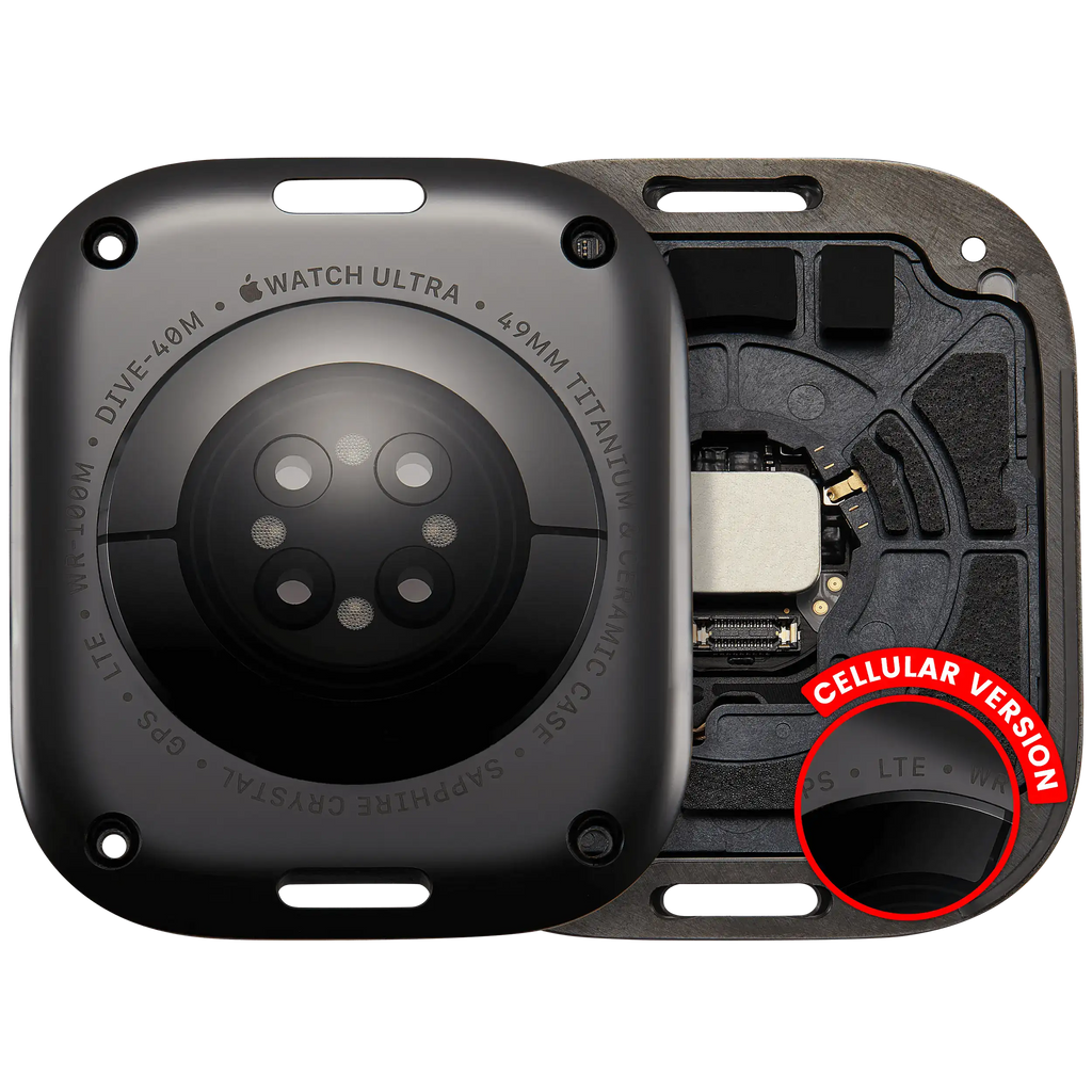 Back Cover for Apple Watch Series Ultra (2nd Gen) (49mm) (LET Version) (Space Black)