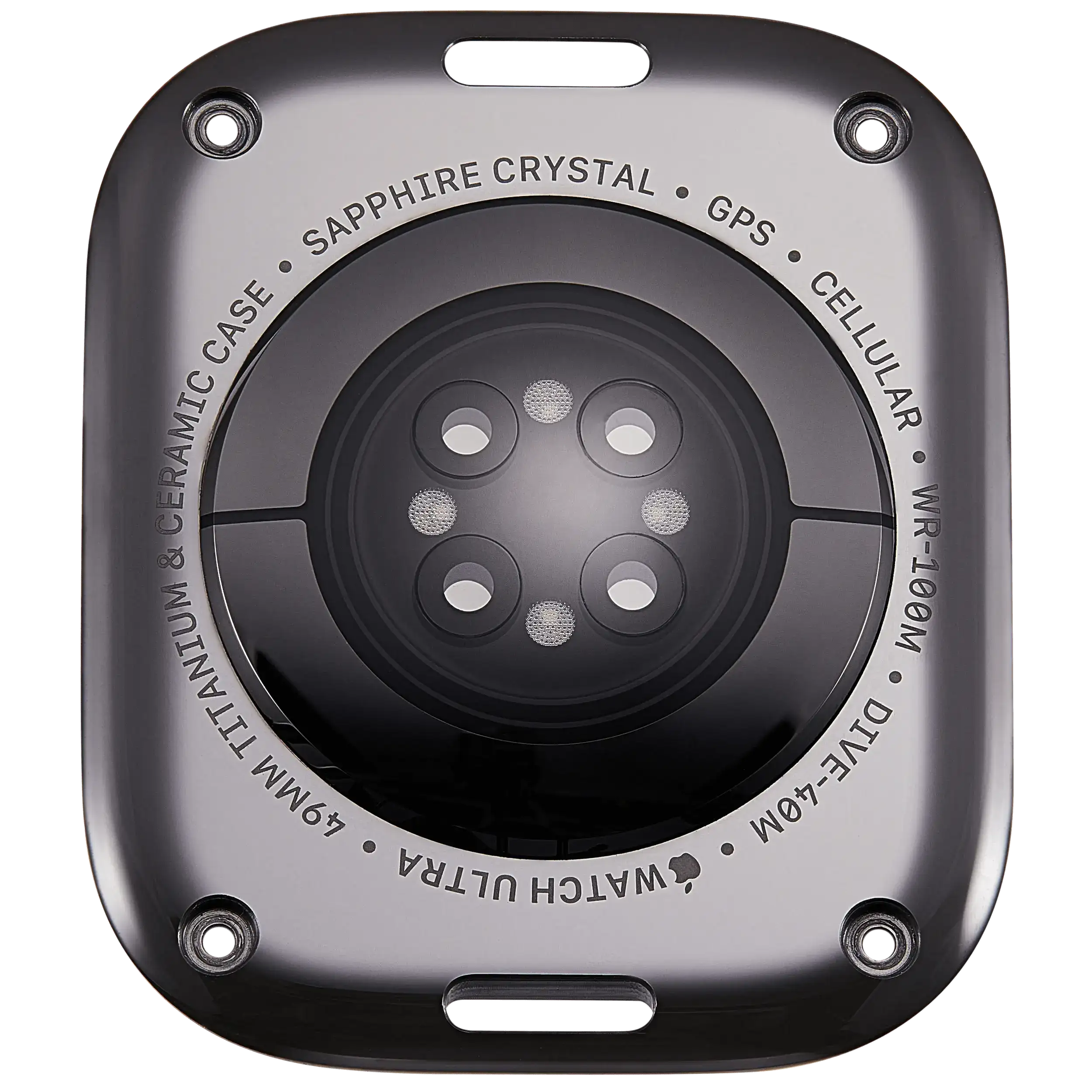 Backcover für Apple Watch Ultra 3 49mm LTE Space Schwarz
