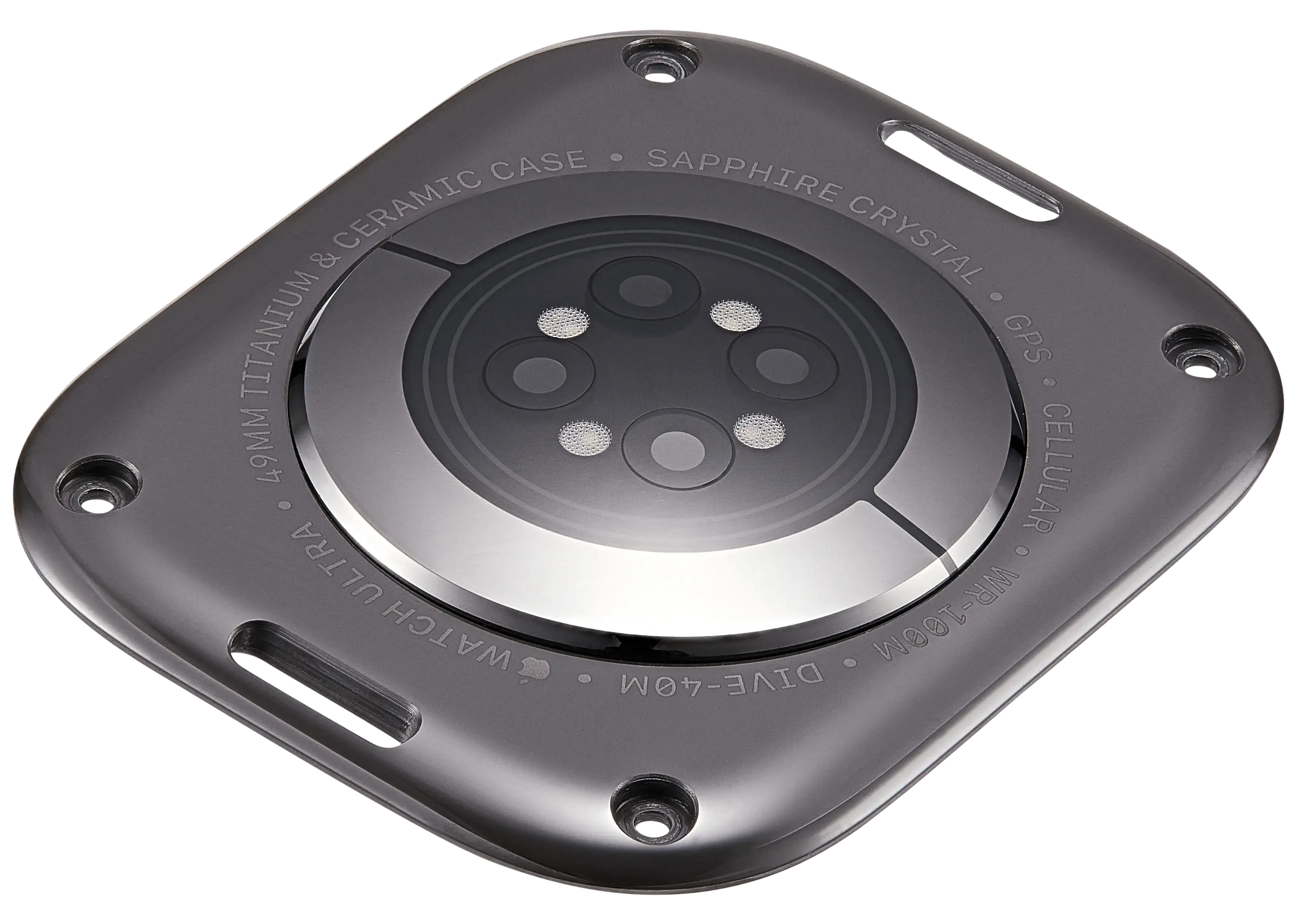 Backcover für Apple Watch Ultra 3 49mm LTE Space Schwarz