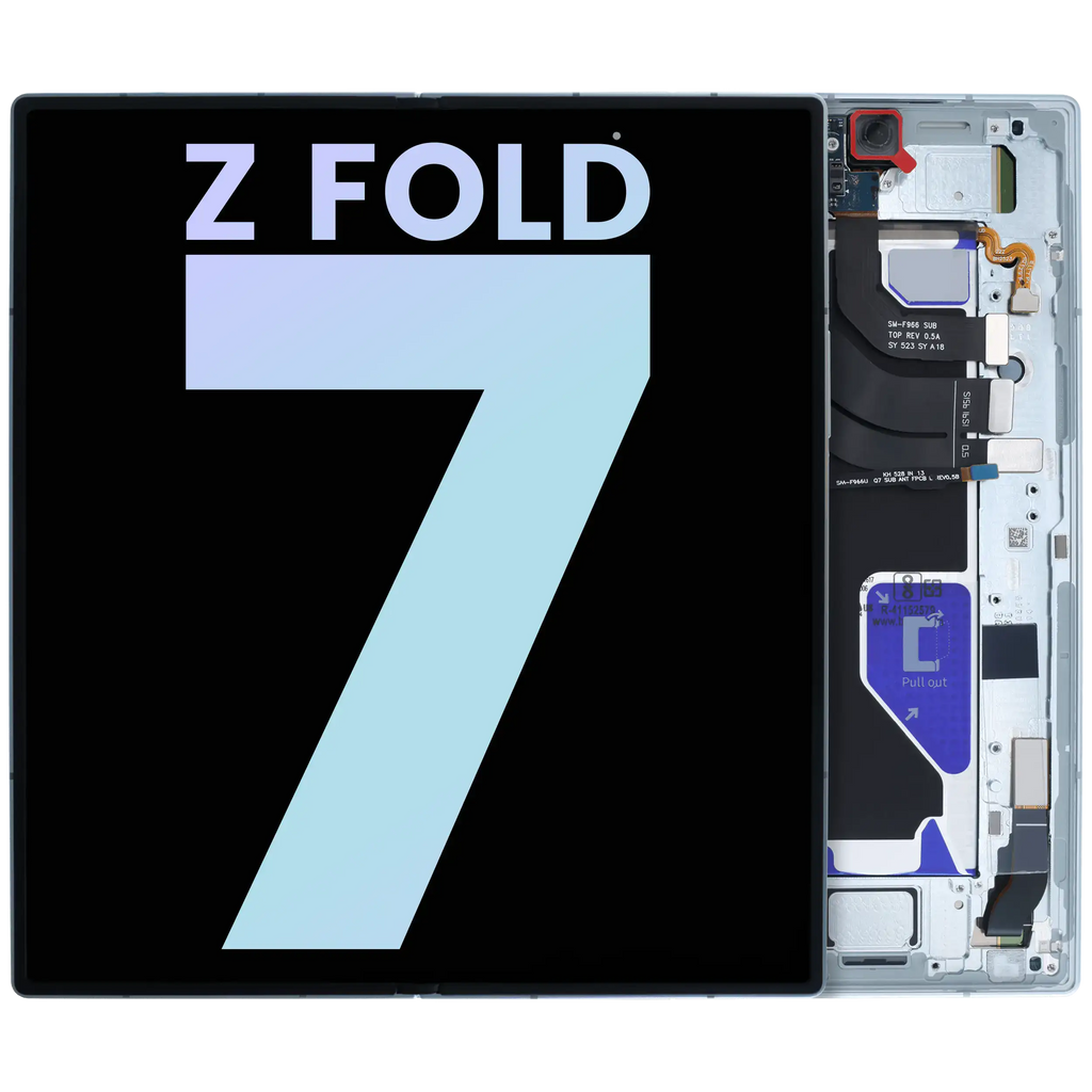 Internal OLED Display with Frame for Samsung Galaxy Z Fold 7 5G (US & International) (Service Pack) (Mint)