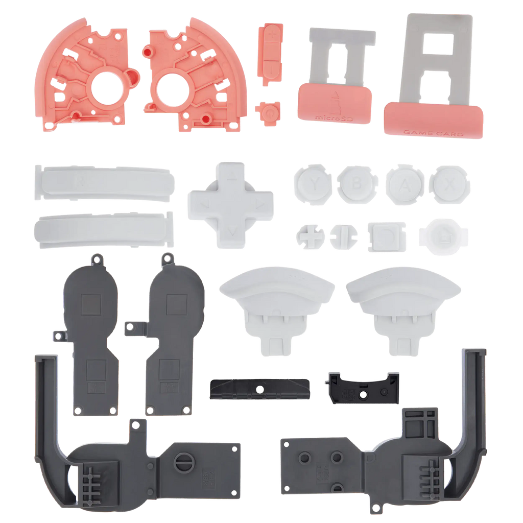 Complete button assembly for Nintendo Switch Lite (Coral)