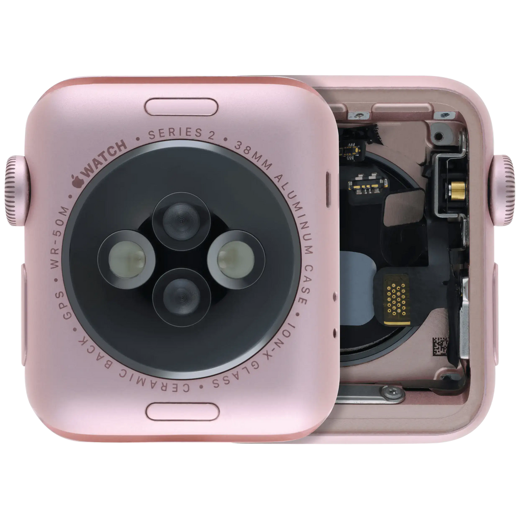 Apple Watch Series 2 38mm Gehäuse Rose Gold gebrauchter OEM-Ausbau, Qualität A C