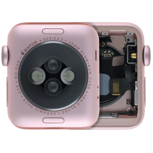 Apple Watch Series 2 38mm Gehäuse Rose Gold gebrauchter OEM-Ausbau, Qualität A C