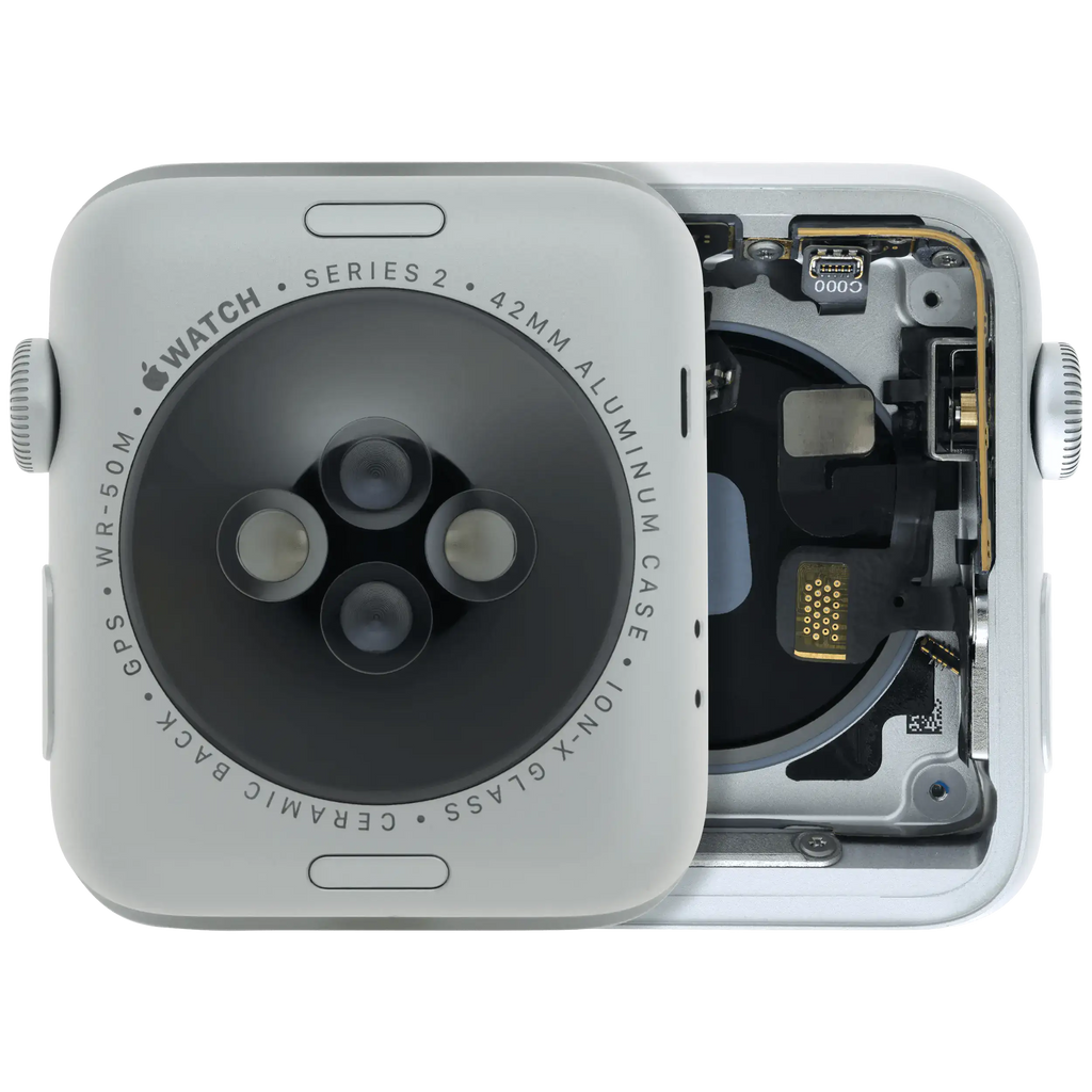 Ersatzgehäuse für Apple Watch Series 2 (42 mm) Cellular – Aluminium/Silber – geb