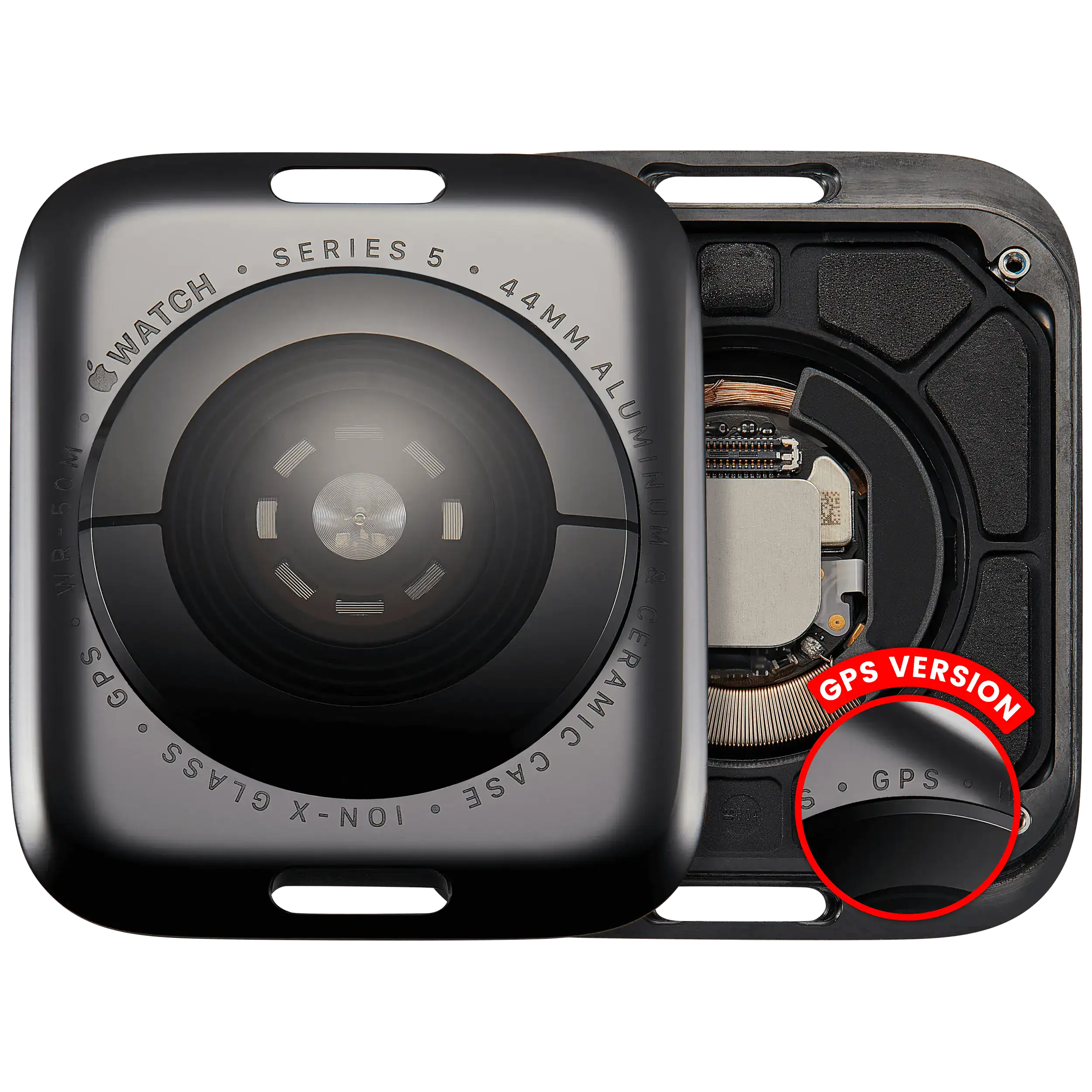 Backcover für Apple Watch Series 5 44mm Space Black