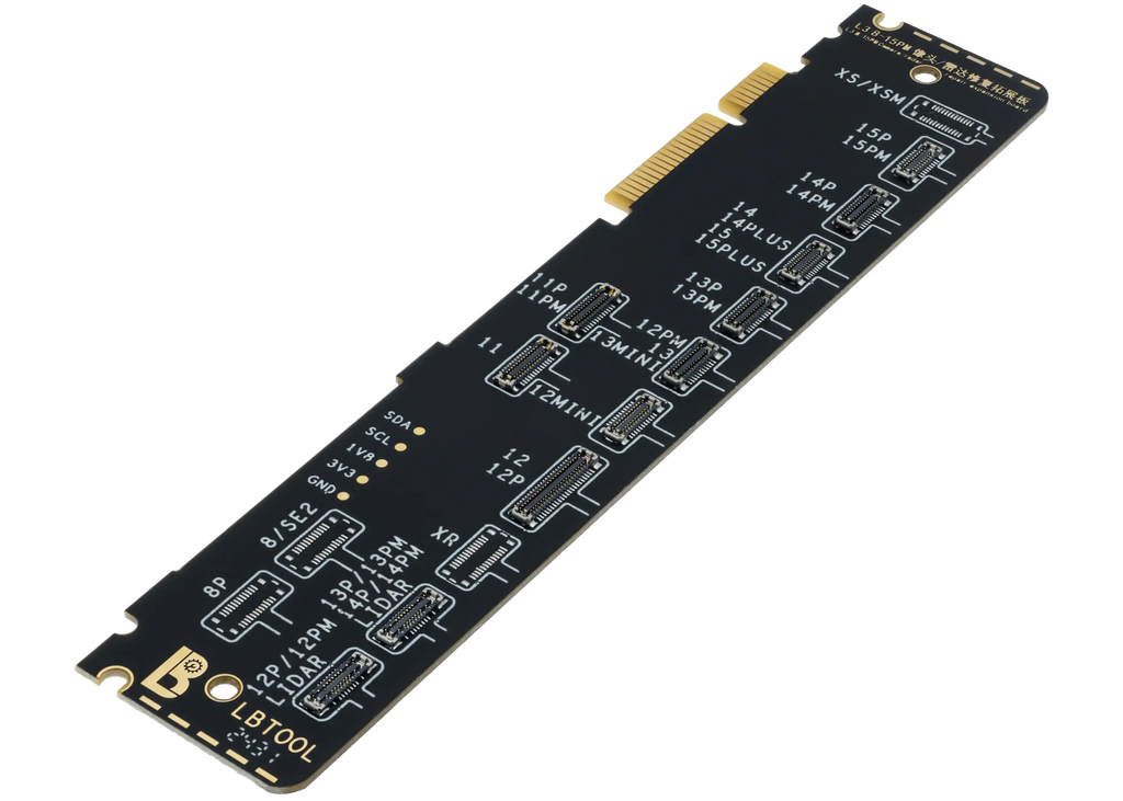Rear Camera and Radar Read/Write Adapter Board for iPhone 8 to 15 Pro Max (without 15/16 Series Radar Interface) (LB TOOL)