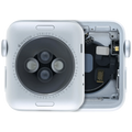 Apple Watch S2 38mm Gehäuse Aluminium Silber Cellular gebrauchter OEM-Ausbau, Qu
